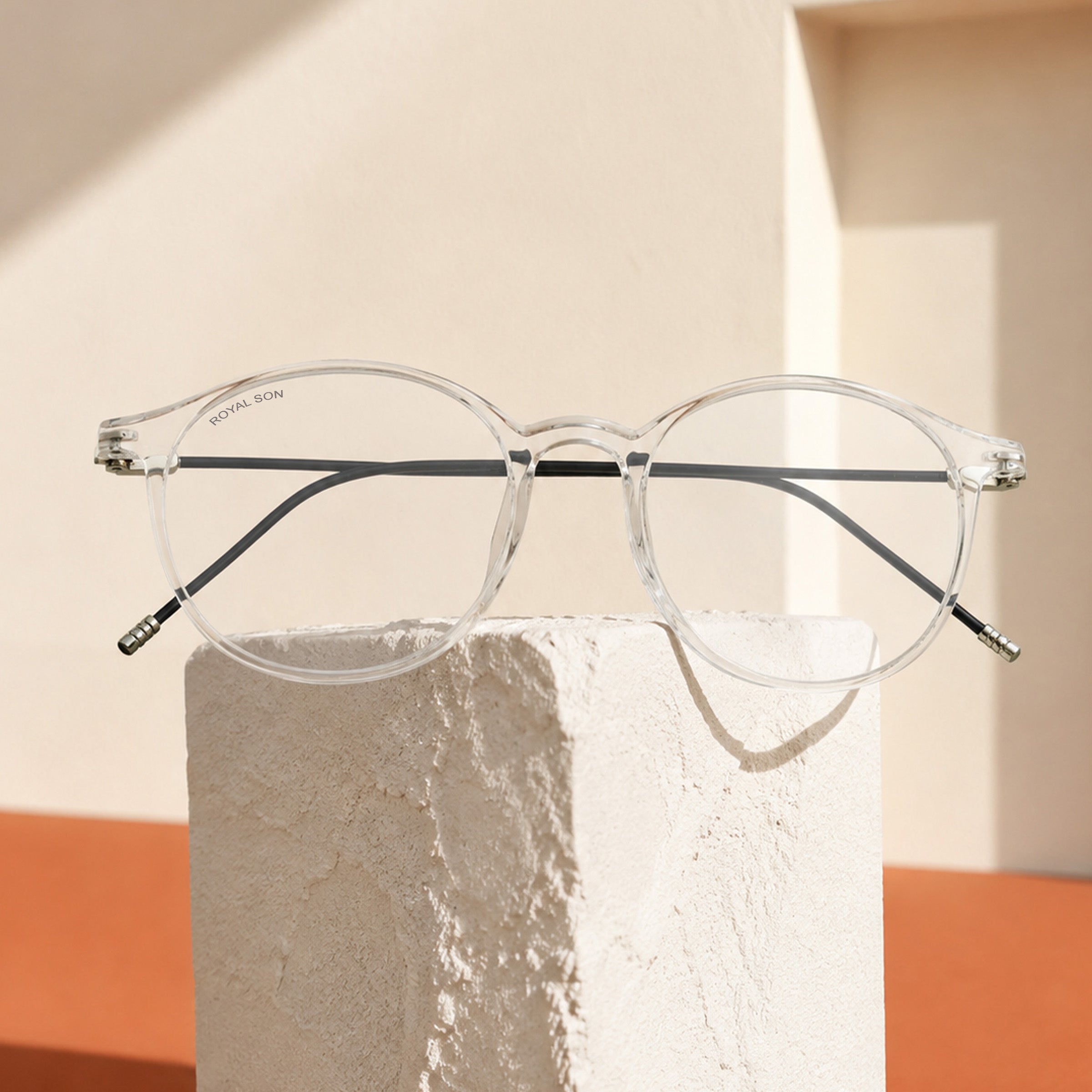 Royal Son Round  Blue Light Blocking Spectacles Frames Men Women  - SF0064-C3