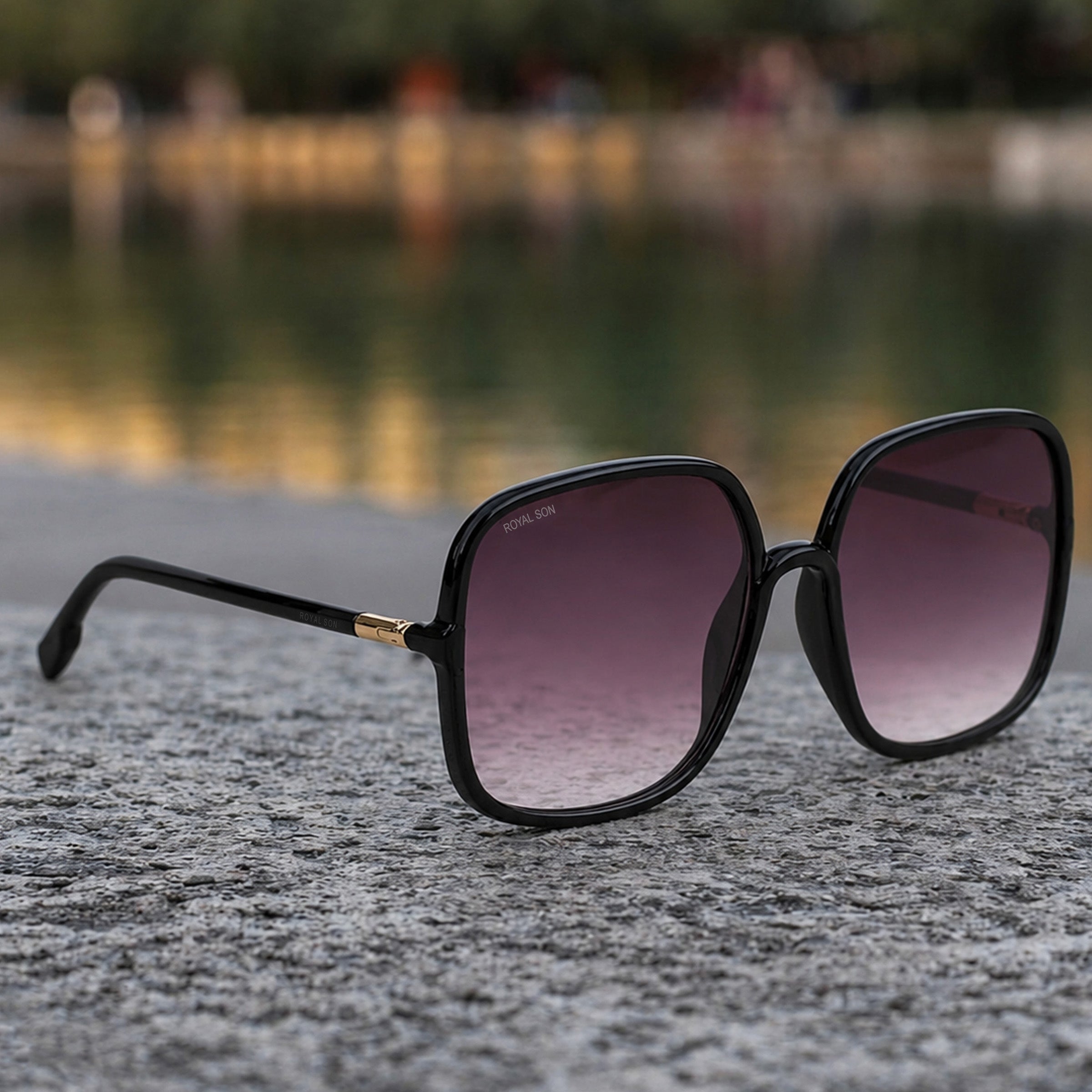 Royal Son Oversized Square UV Protected Women Sunglasses - CHI0096-C1