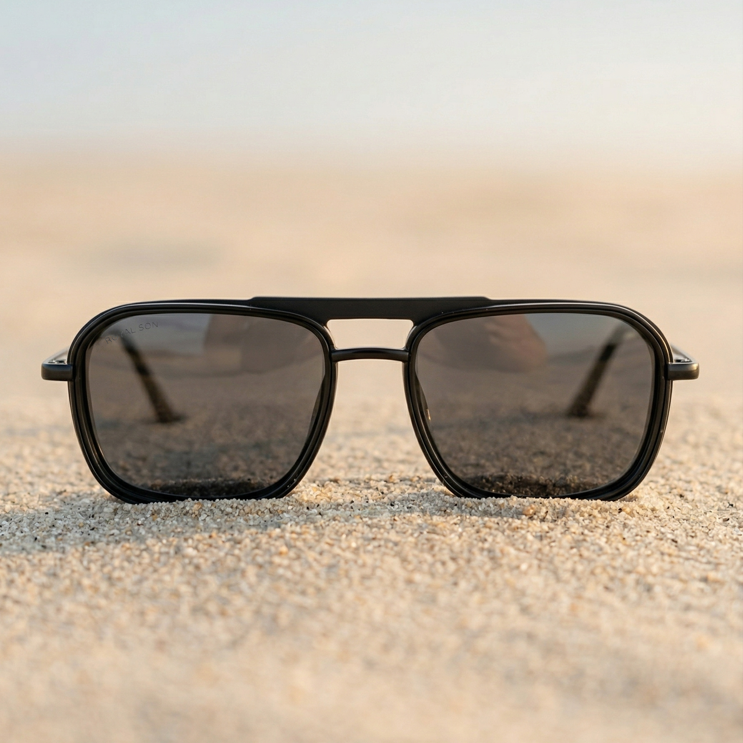 Royal Son Retro Square Polarized UV Protection Sunglasses For Men & Women Stylish – SG-RS1113-C1