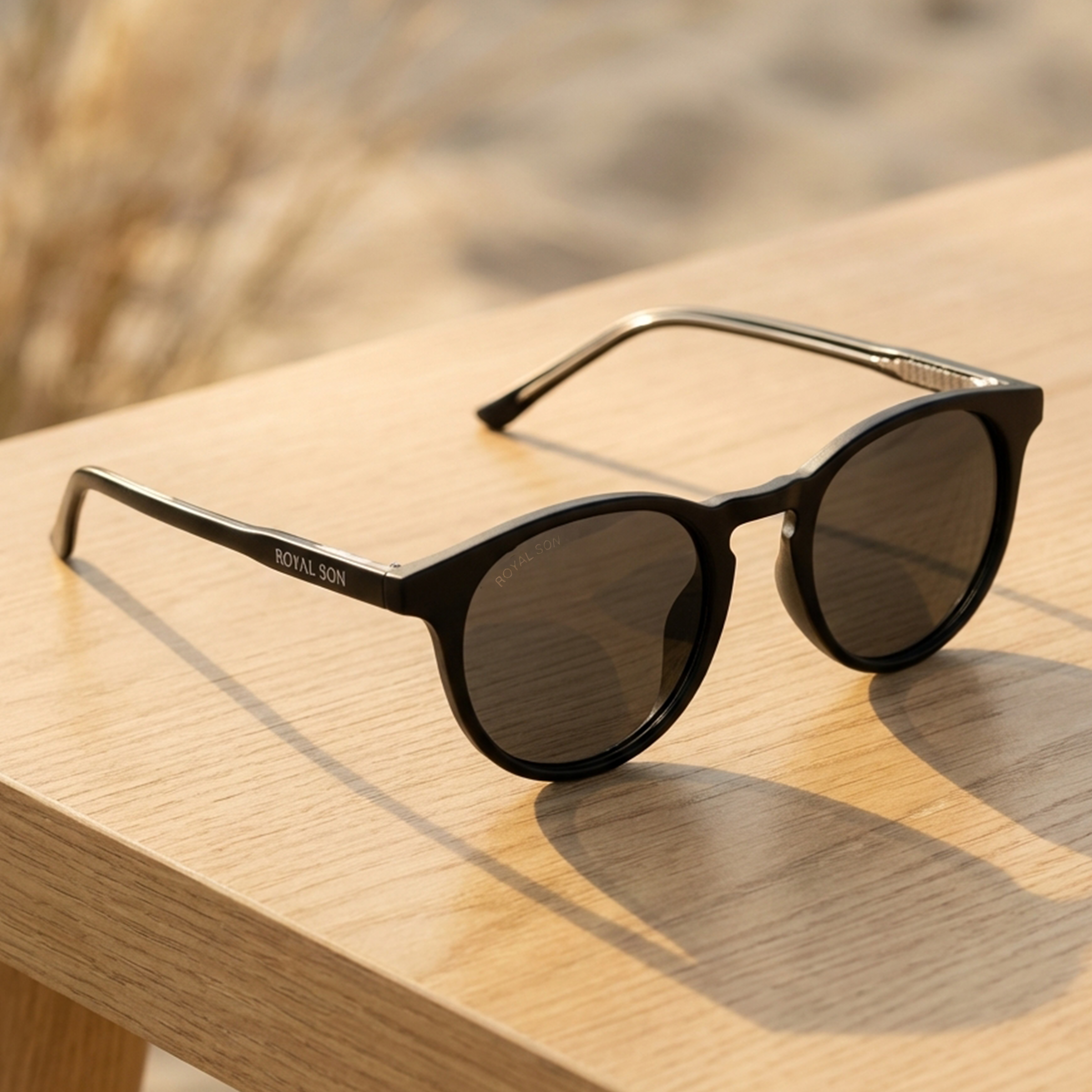 Royal Son Round Polarized UV Protection Sunglasses For Men & Women Stylish – SG-RS1111-C1
