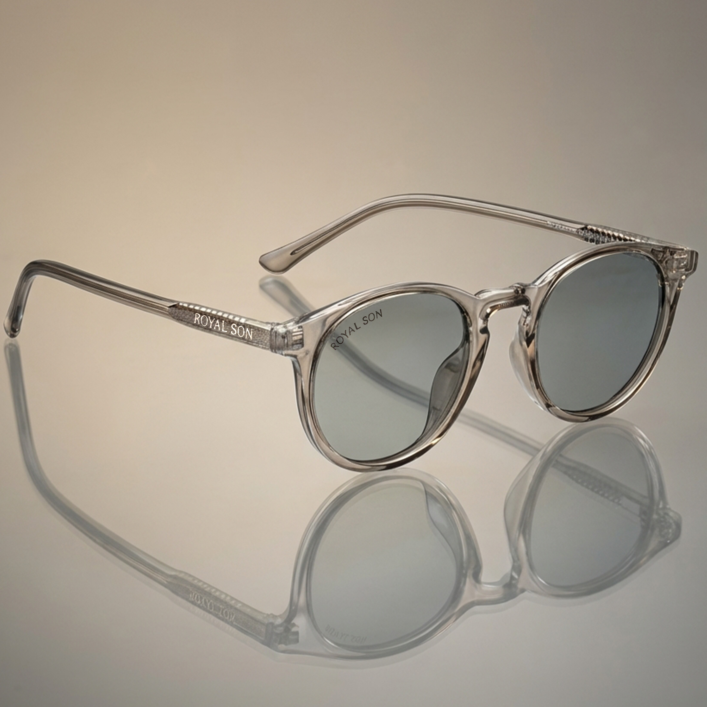 Royal Son Round Polarized UV Protection Chashma For Men & Women New Style – SG-RS1111-C2