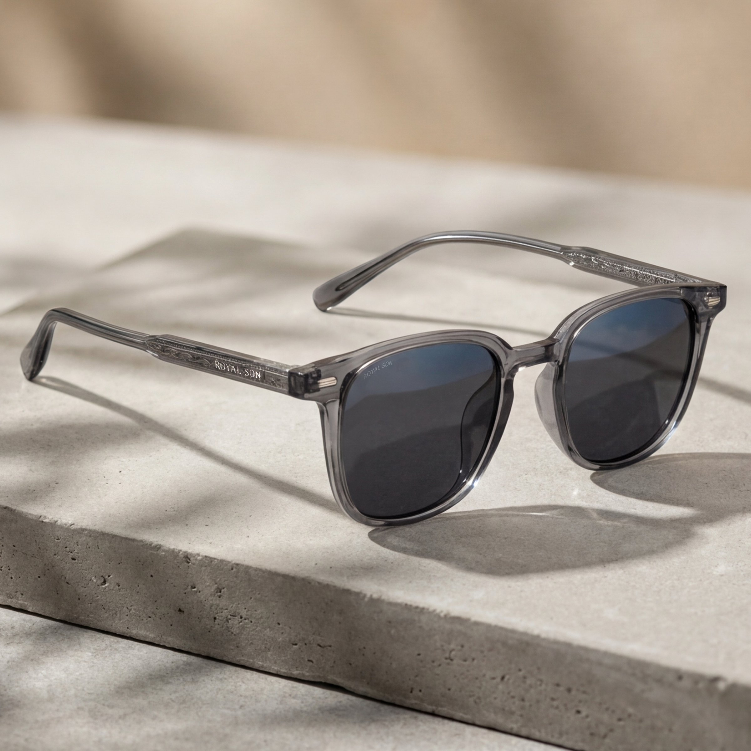 Royal Son Retro Square Polarized UV Protection Goggles For Men & Women Sunglasses – SG-RS1112-C2