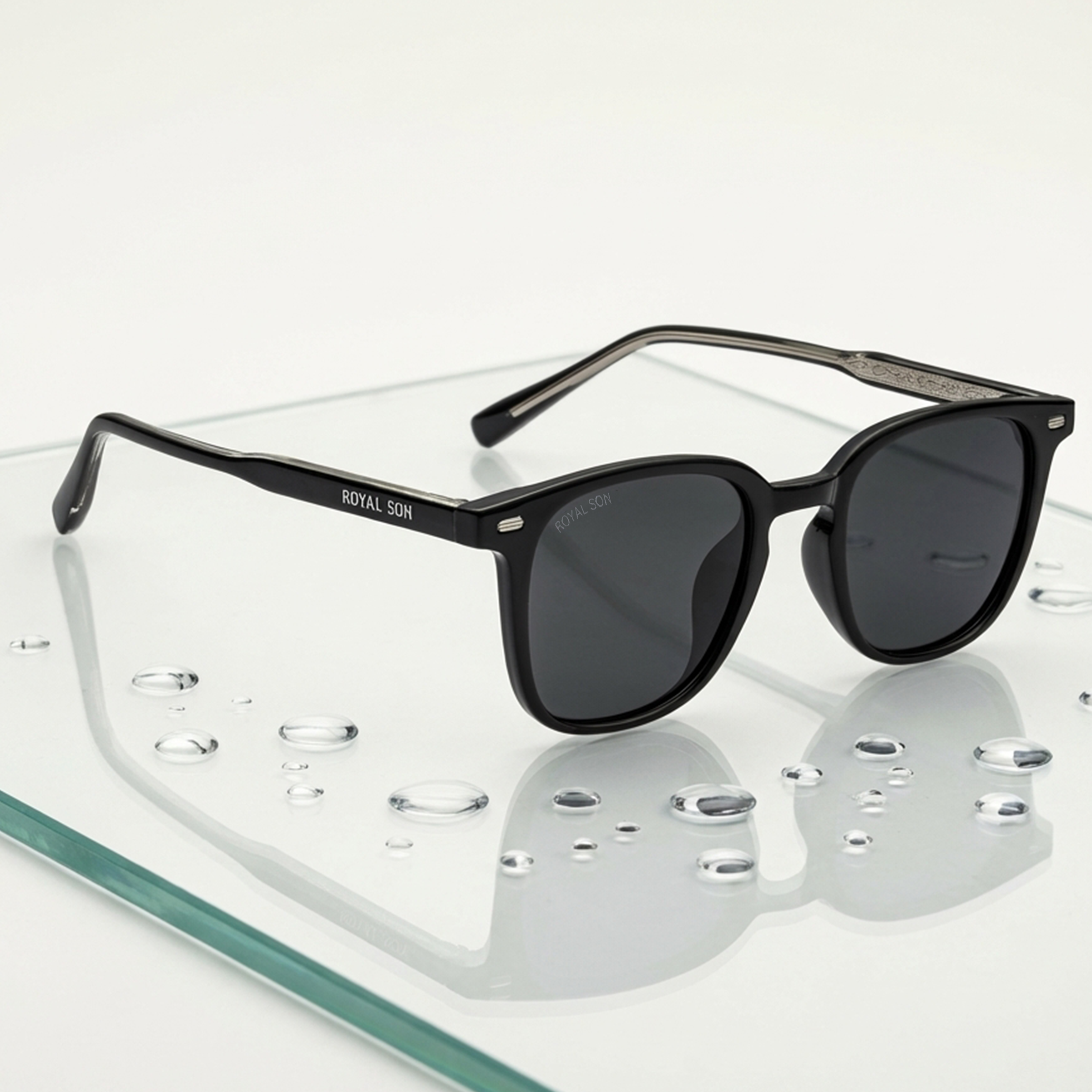 Royal Son Retro Square Polarized UV Protection Sunglasses For Men & Women Stylish – SG-RS1112-C1