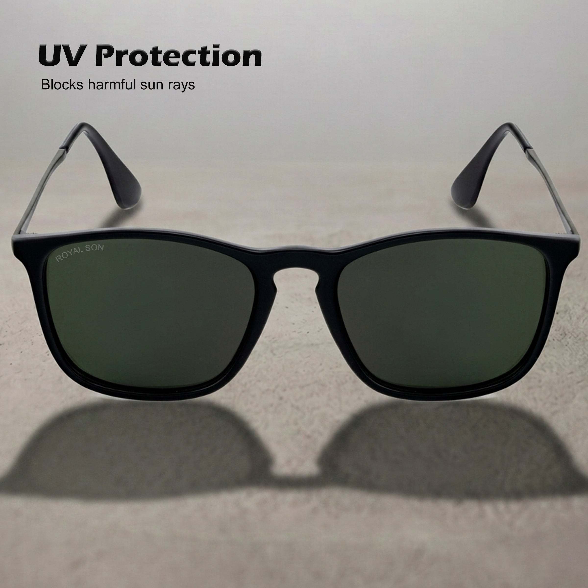 Royal Son Square Polarized UV Protection Goggles For Men & Women Sunglasses –  SG-RS8080-C2