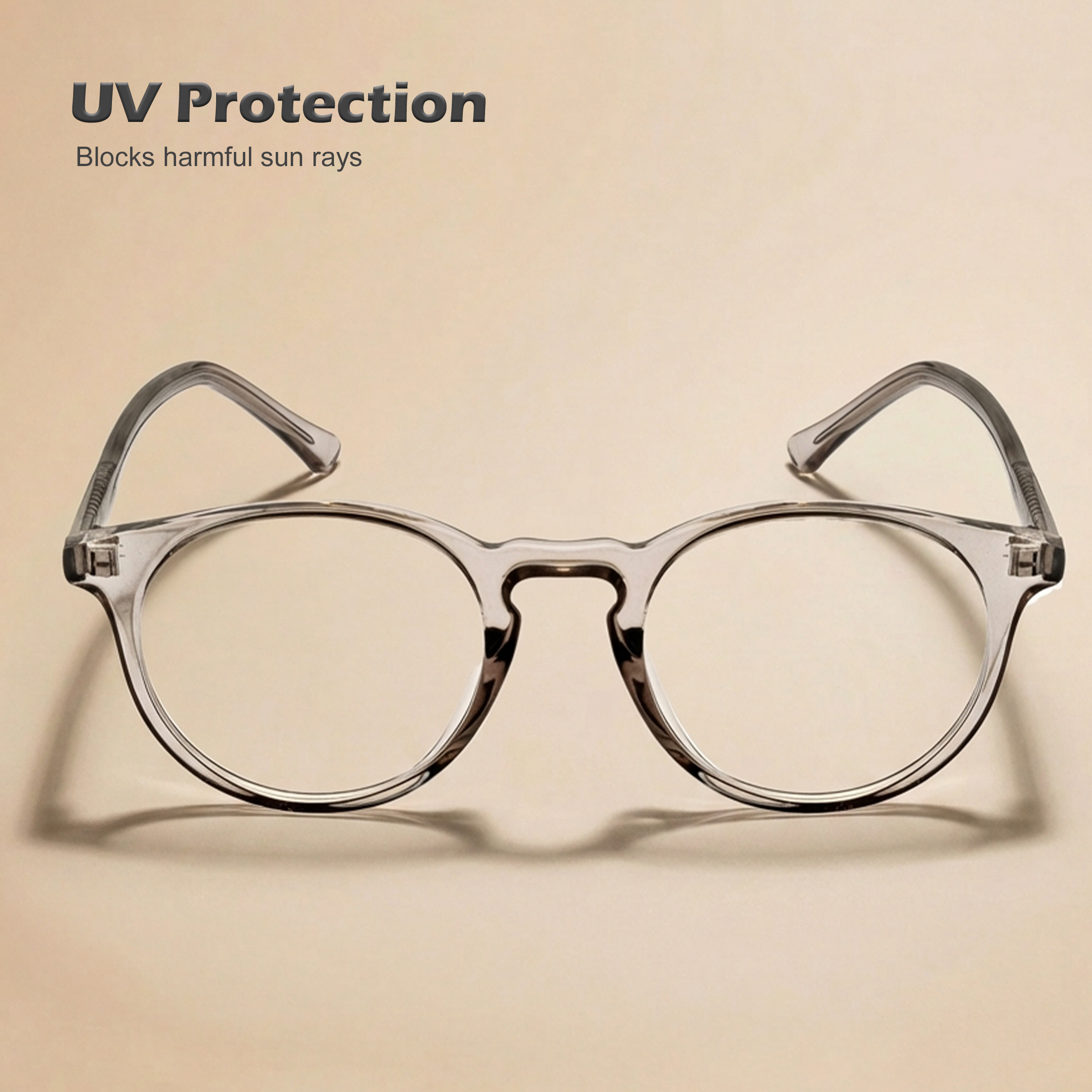 Royal Son Round Anti Glare Spectacles Frames For Men & Women – SF-RS1111-C2