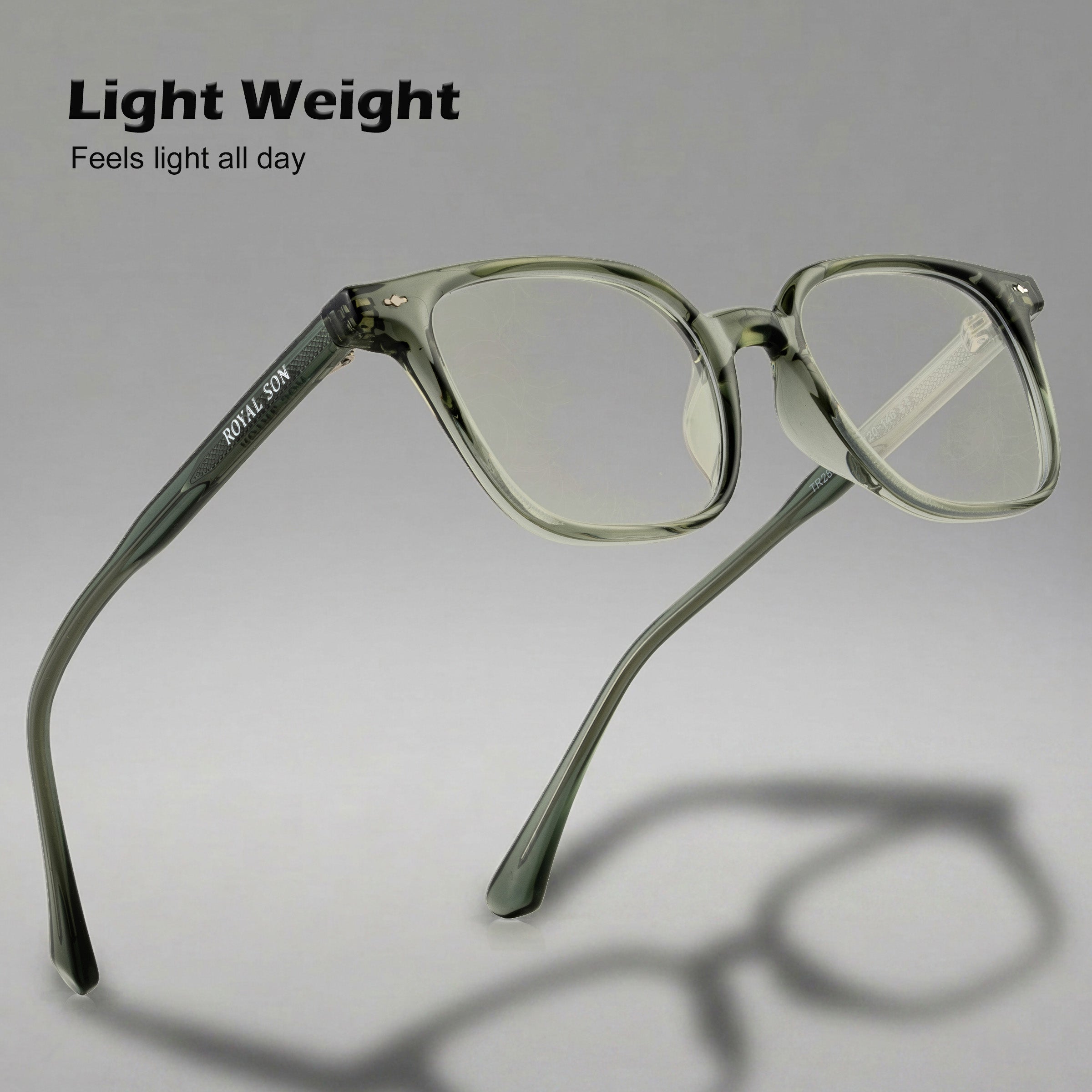 Royal Son Square Eye Protection Anti Glare Computer Glasses For Men & Women – SF-RS1112-C3