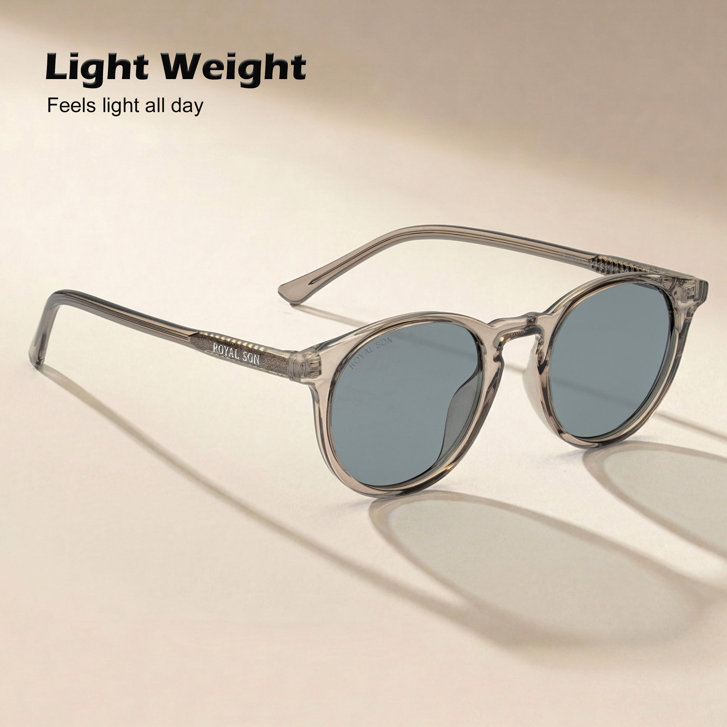 Royal Son Round Polarized UV Protection Chashma For Men & Women New Style – SG-RS1111-C2