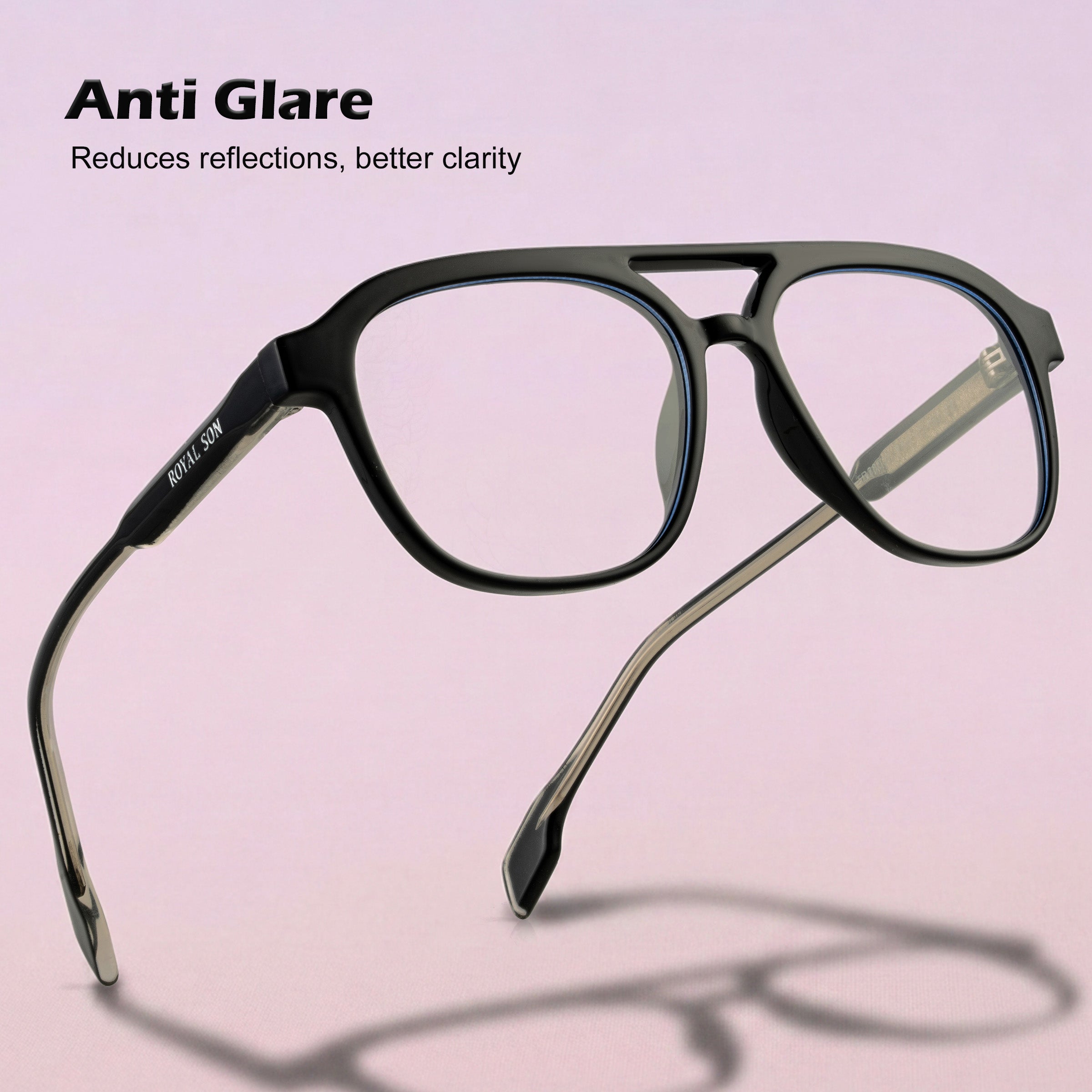 Royal Son Square Eye Protection Computer Glasses For Men & Women – SF-RS9090-C1