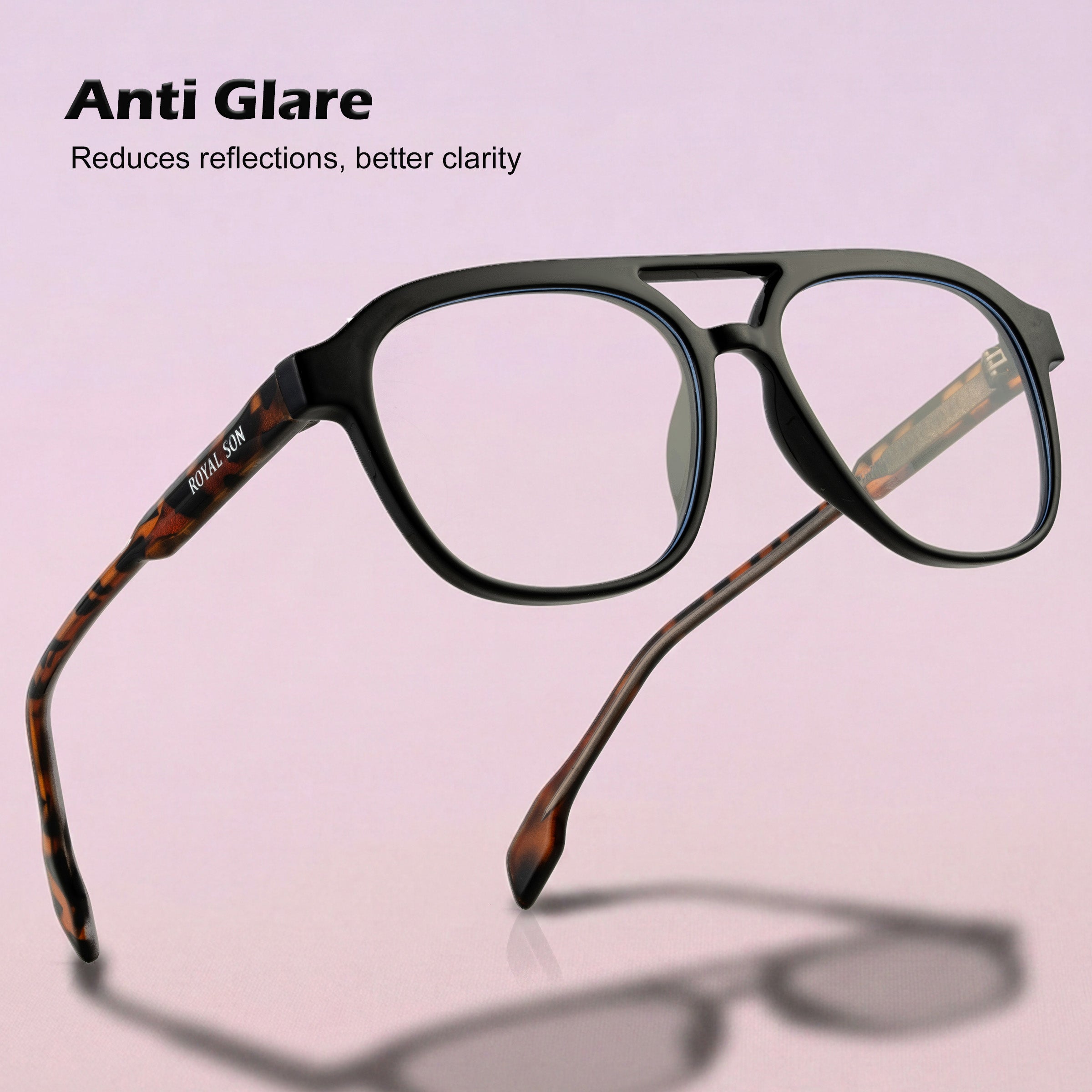 Royal Son Square Eye Protection Anti Glare Computer Glasses For Men & Women – SF-RS9090-C3