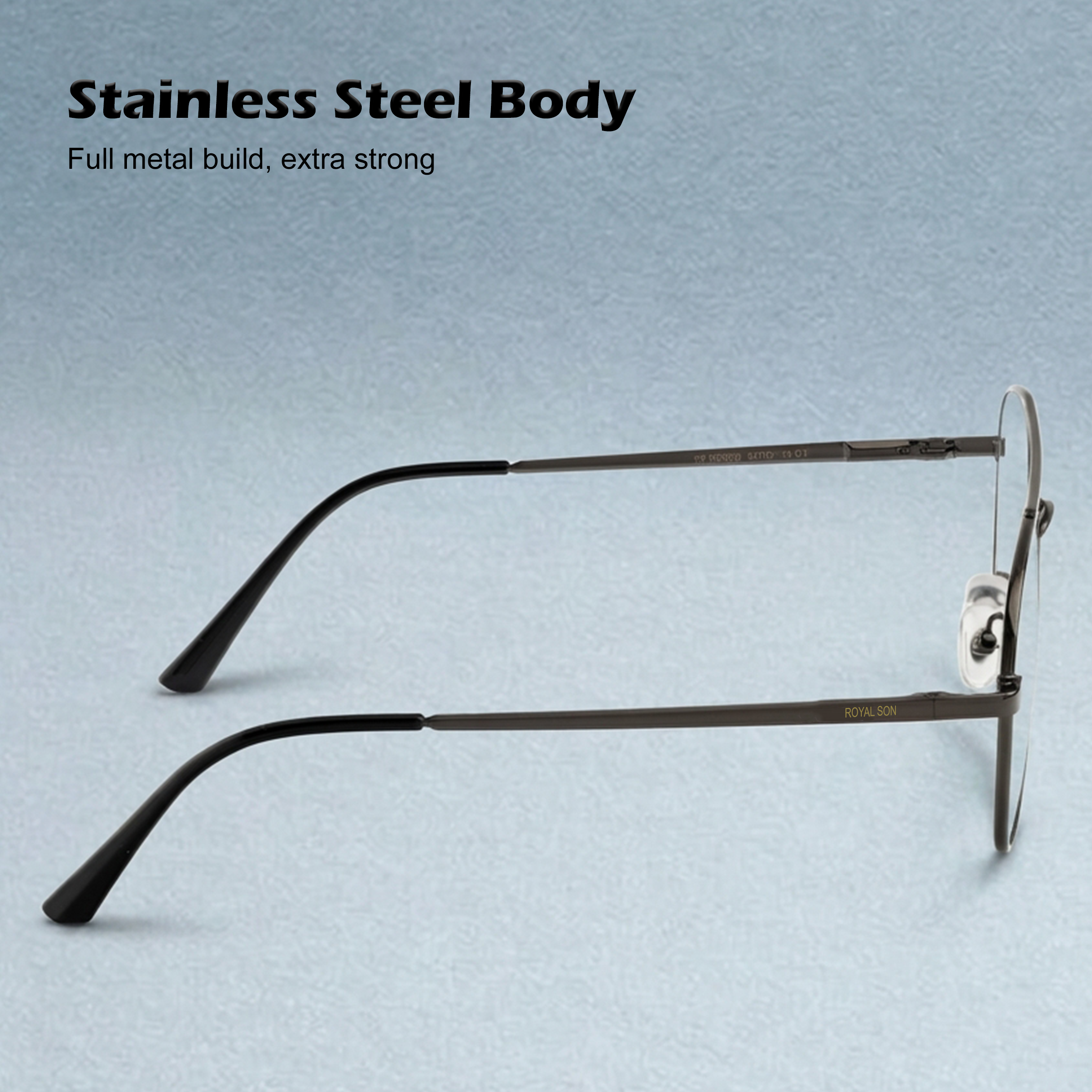 ROYAL SON Blue Block Spectacles Frames for Men and Women – RS5050-C1