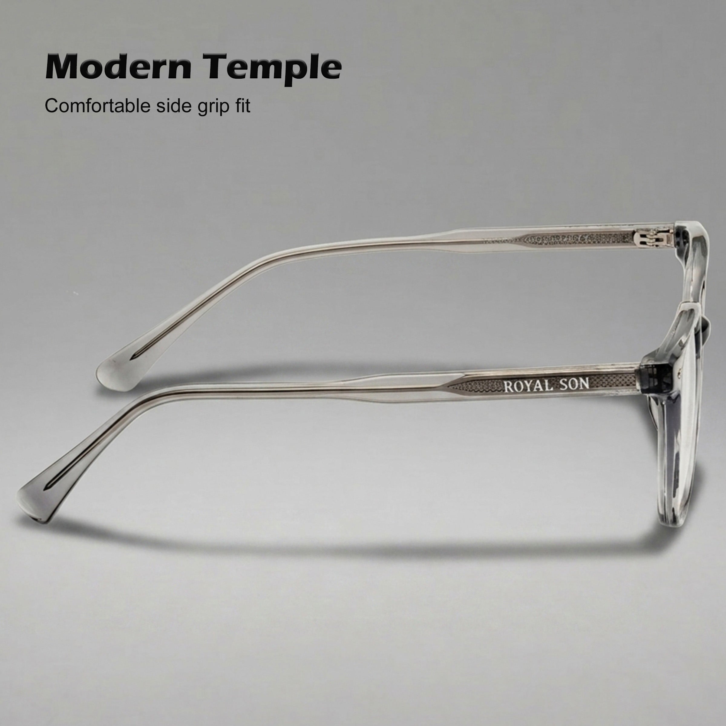 Royal Son Square Anti Glare Spectacles Frames For Men & Women – SF-RS1112-C2