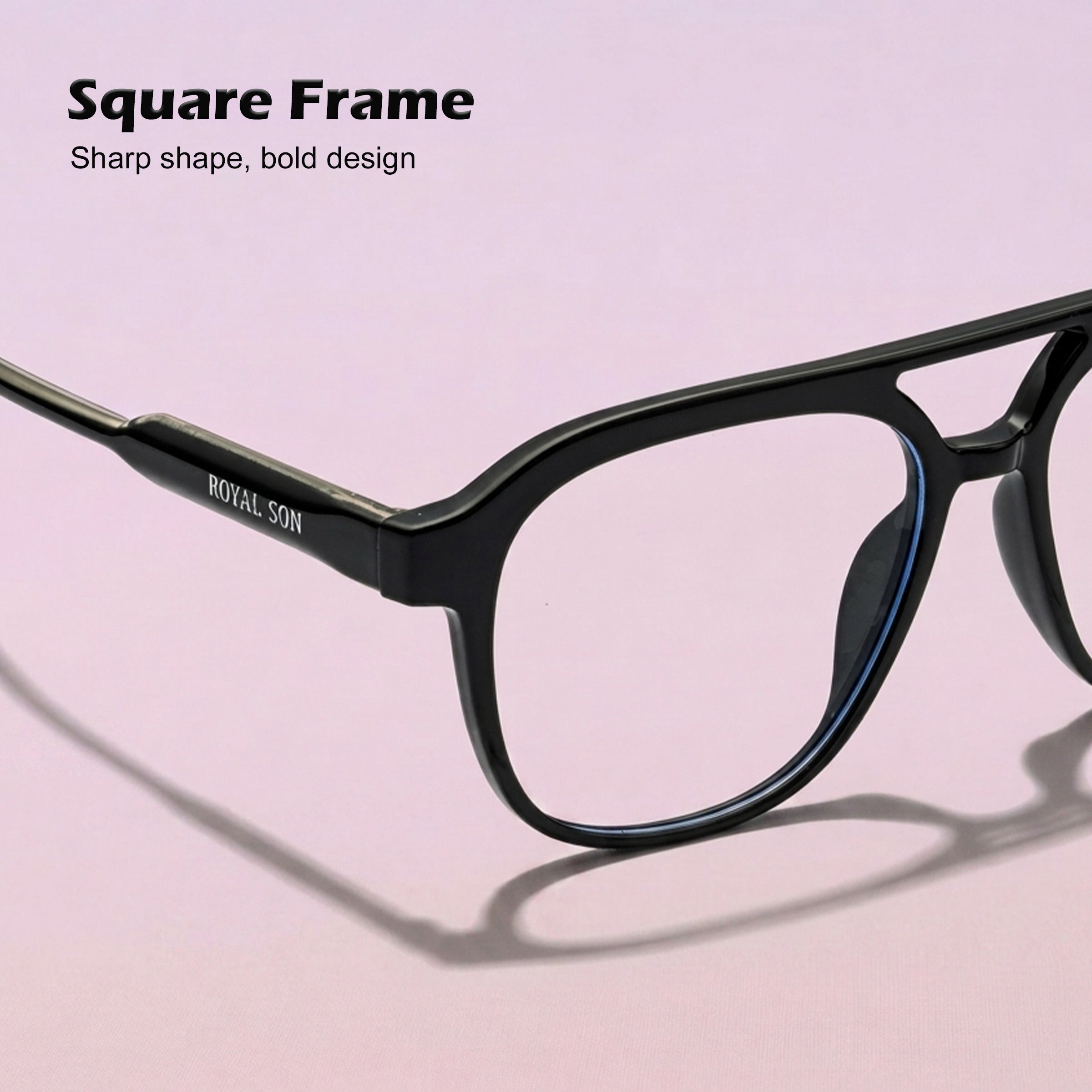Royal Son Square Eye Protection Computer Glasses For Men & Women – SF-RS9090-C1