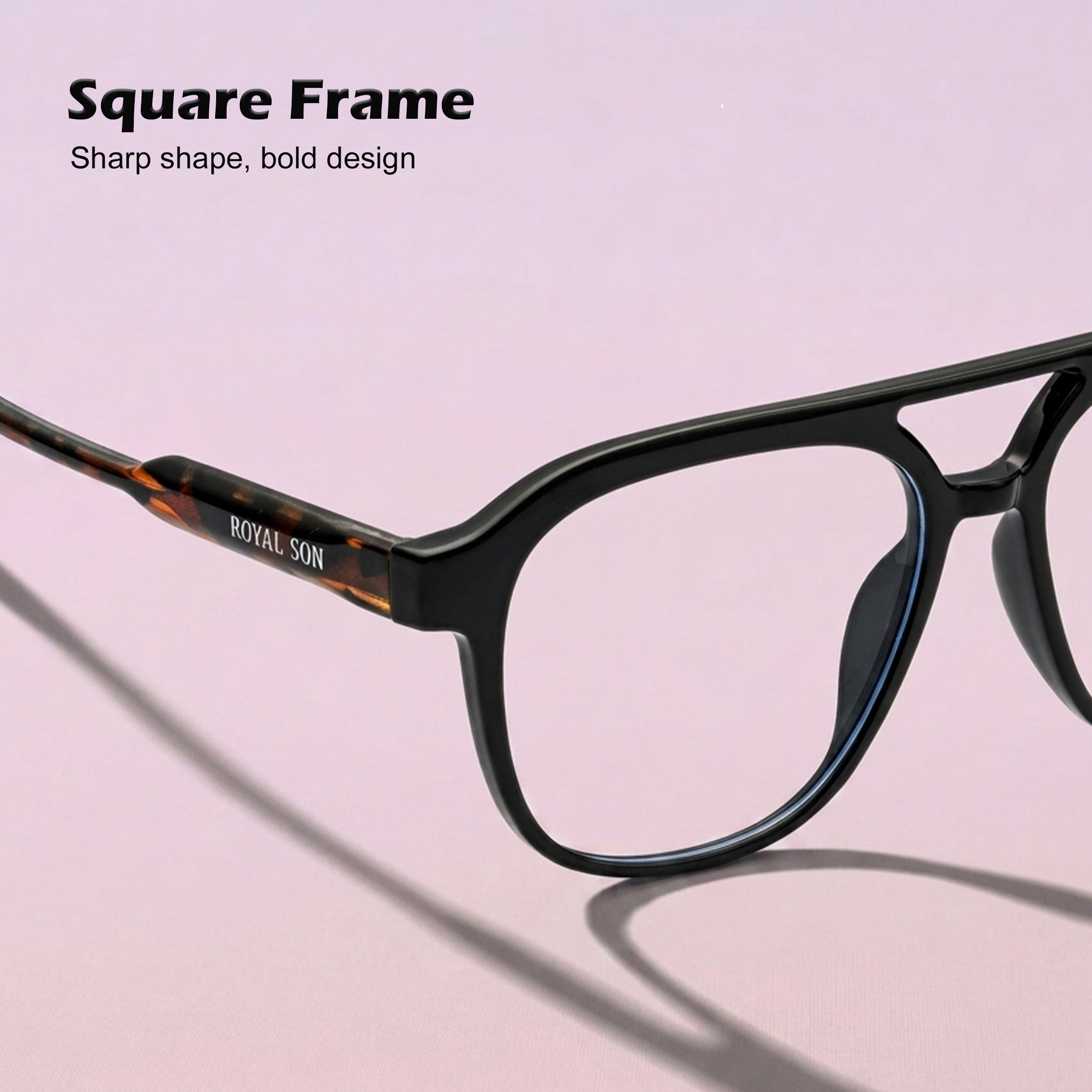 Royal Son Square Eye Protection Anti Glare Computer Glasses For Men & Women – SF-RS9090-C3
