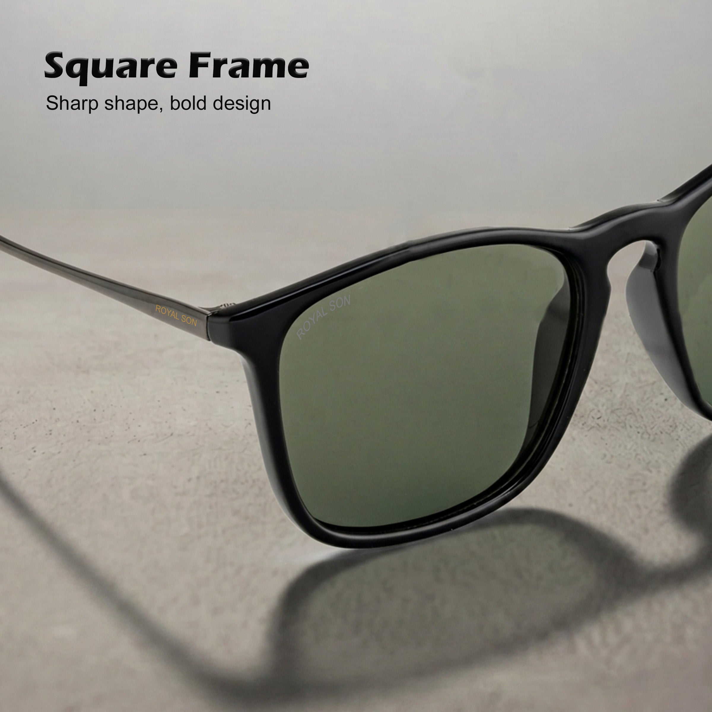 Royal Son Square Polarized UV Protection Goggles For Men & Women Sunglasses –  SG-RS8080-C2