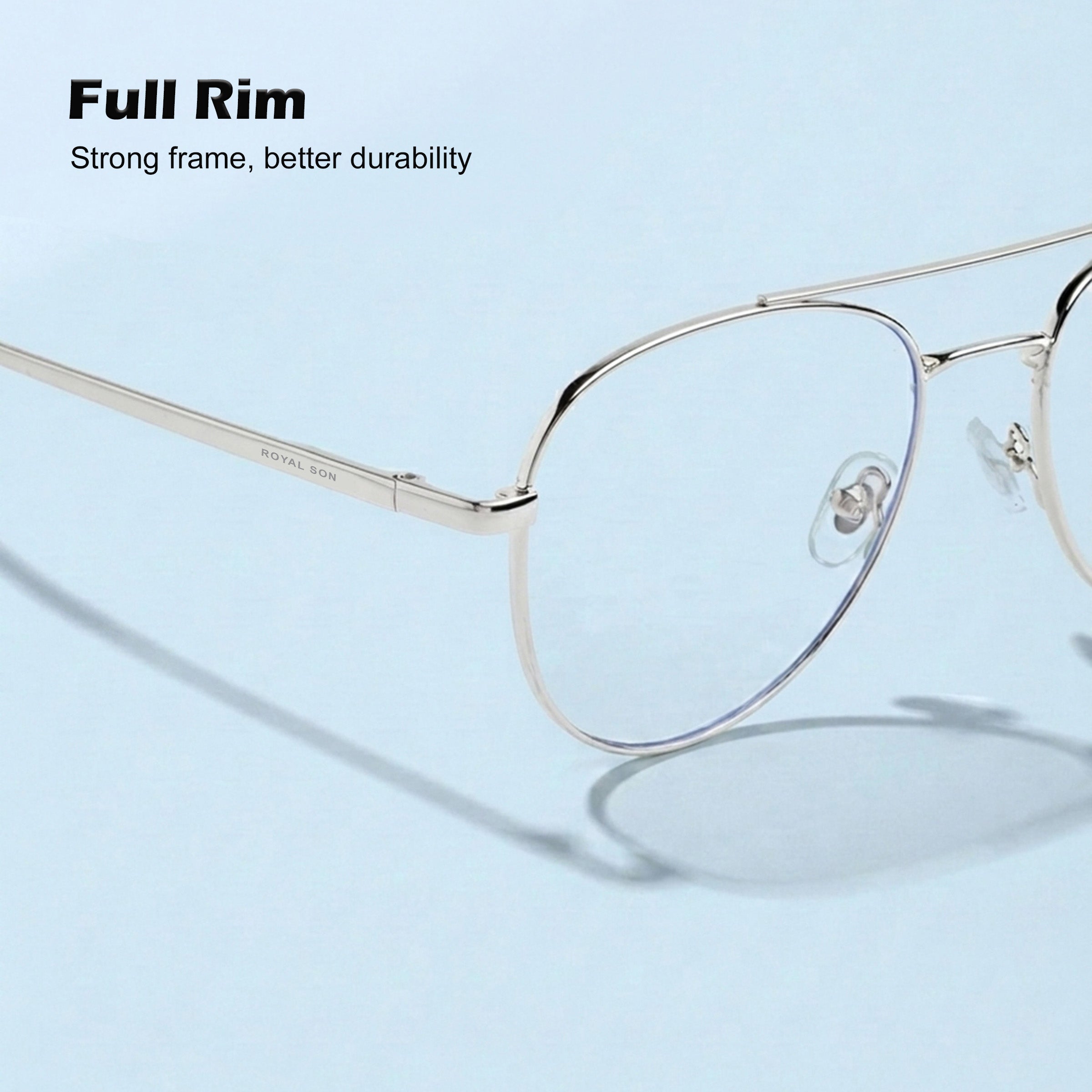 ROYAL SON Blue Block Eyeglasses for Men and Women – RS5050-C2