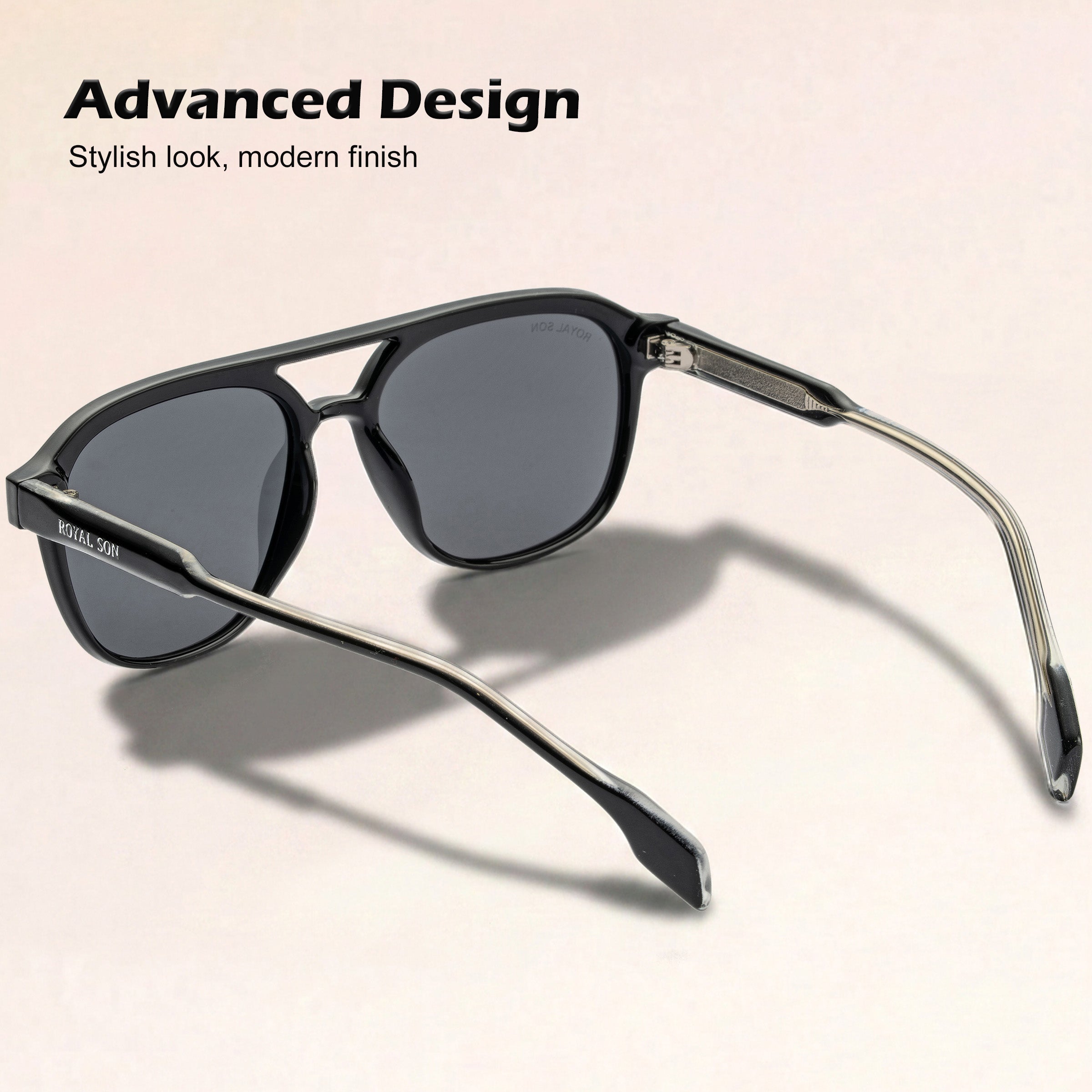 Royal Son Retro Square Polarized UV Protection Sunglasses For Men & Women Stylish – SG-RS9090-C1