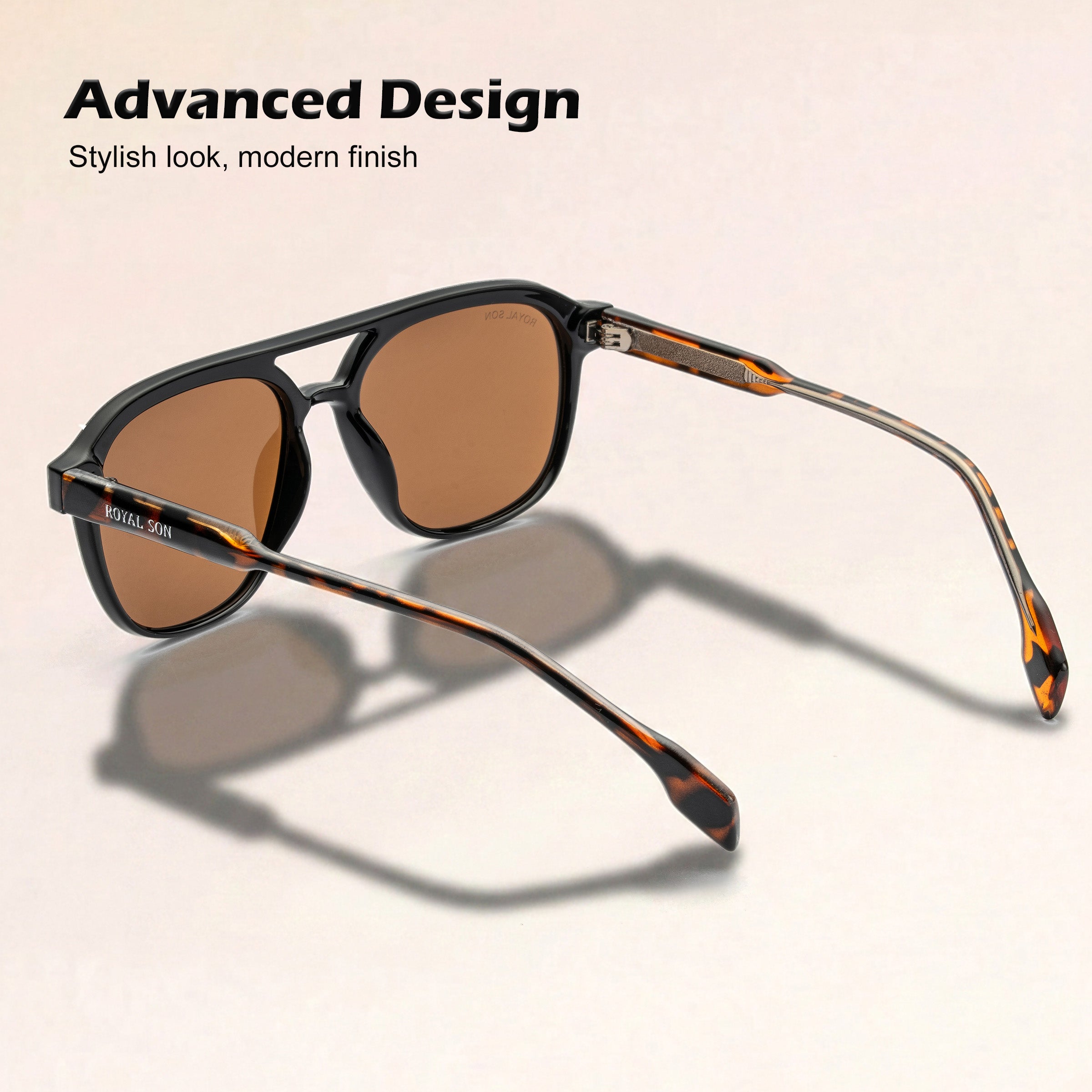 Royal Son Retro Square Polarized UV Protection Goggles For Men & Women Sunglasses – SG-RS9090-C3