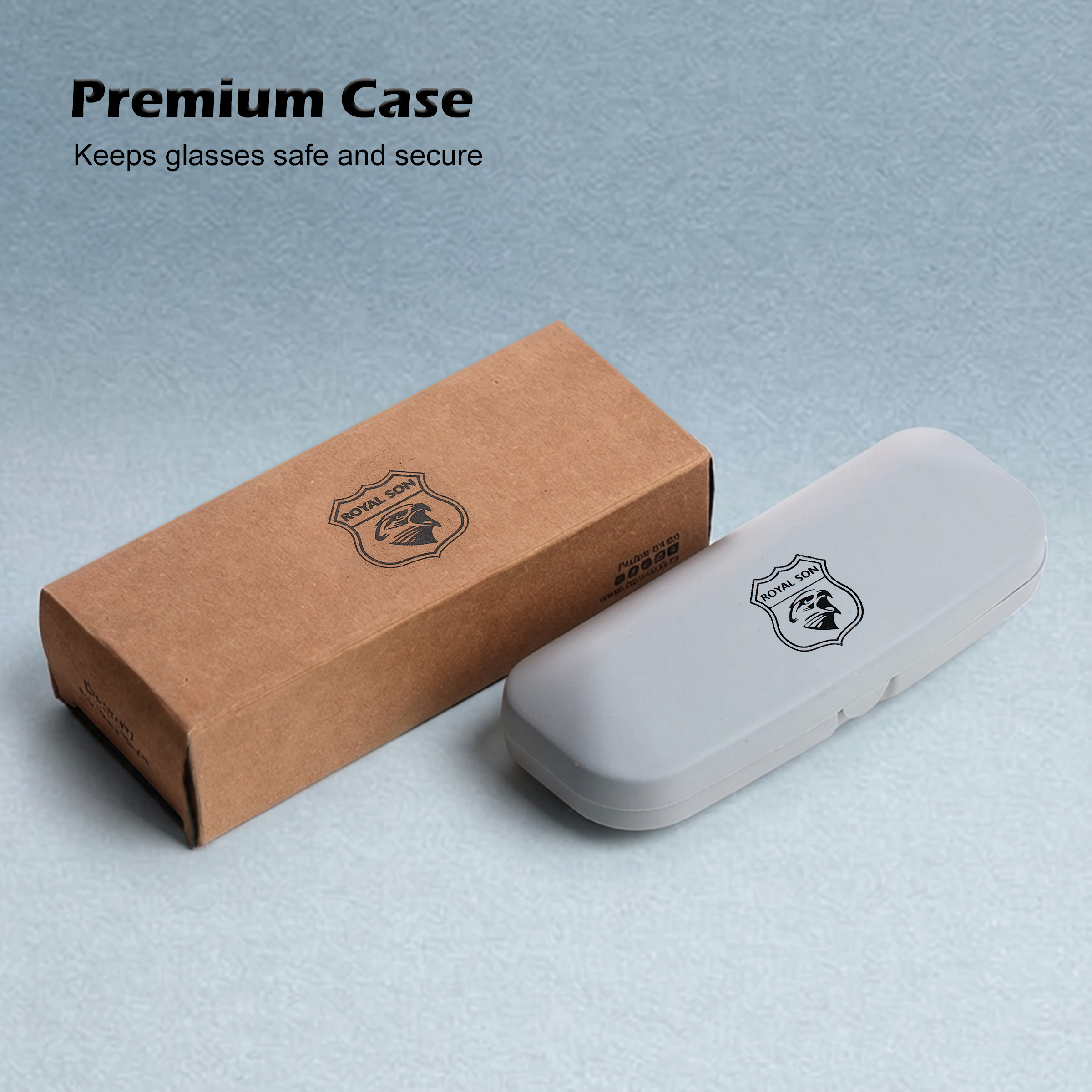 ROYAL SON Blue Block Spectacles Frames for Men and Women – RS5050-C1