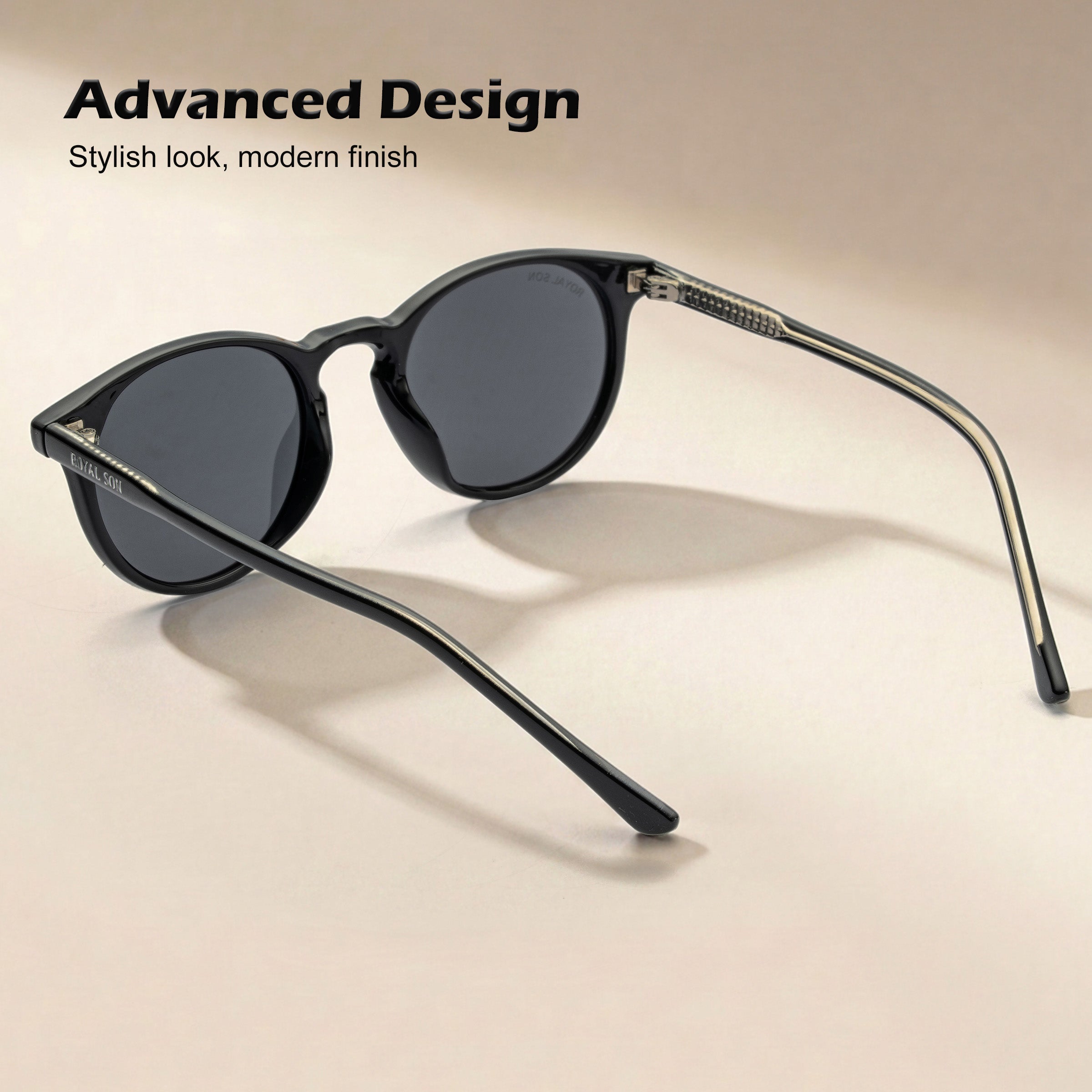 Royal Son Round Polarized UV Protection Sunglasses For Men & Women Stylish – SG-RS1111-C1