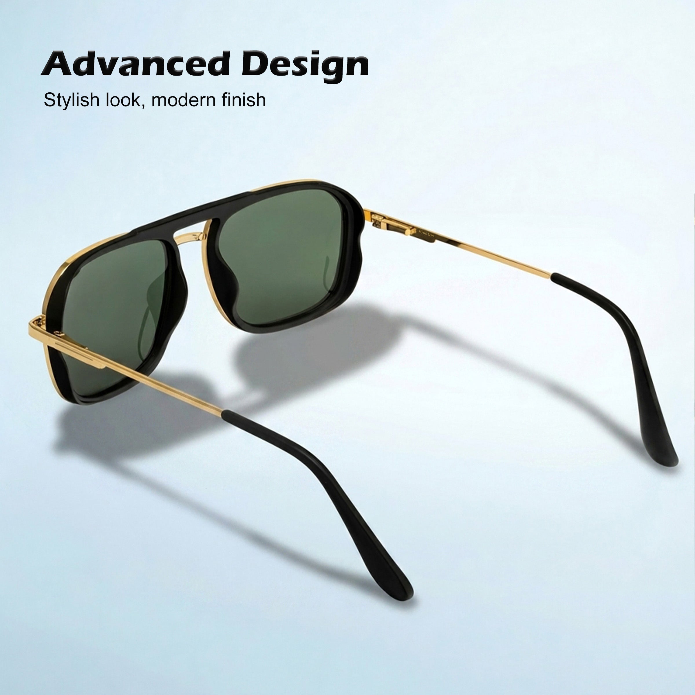 Royal Son Retro Square Polarized UV Protection Goggles For Men & Women Sunglasses – SG-RS1113-C2
