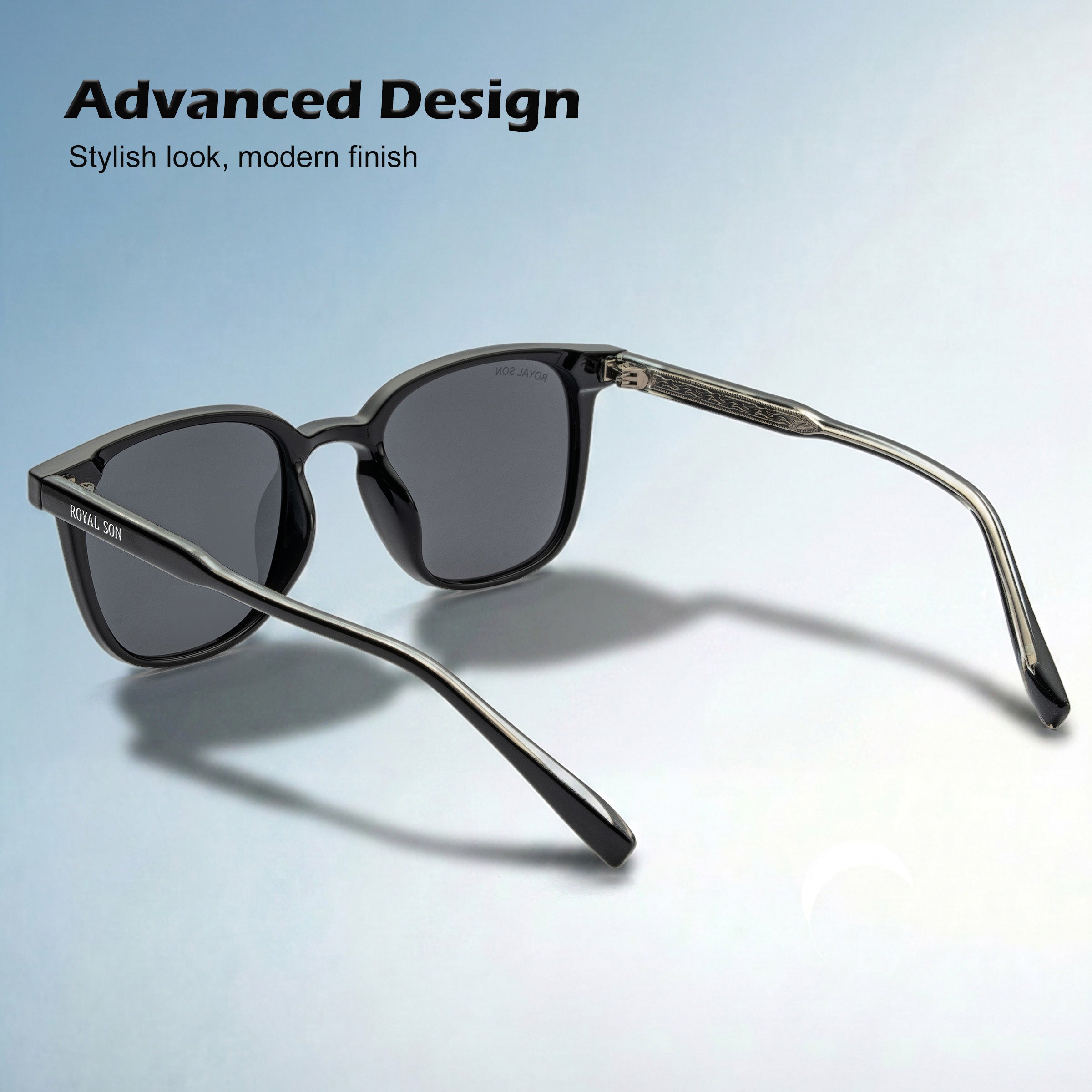 Royal Son Retro Square Polarized UV Protection Sunglasses For Men & Women Stylish – SG-RS1112-C1