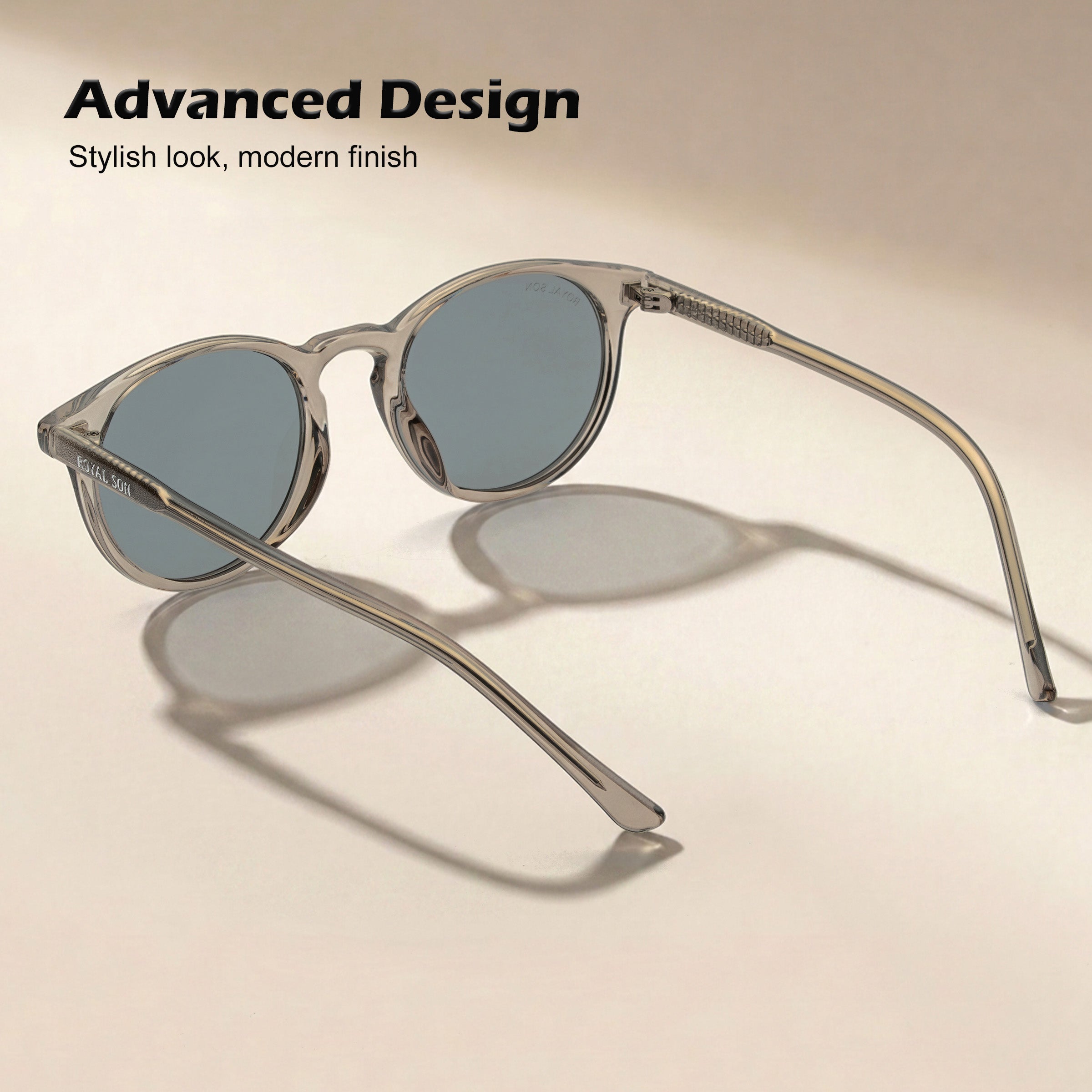 Royal Son Round Polarized UV Protection Chashma For Men & Women New Style – SG-RS1111-C2
