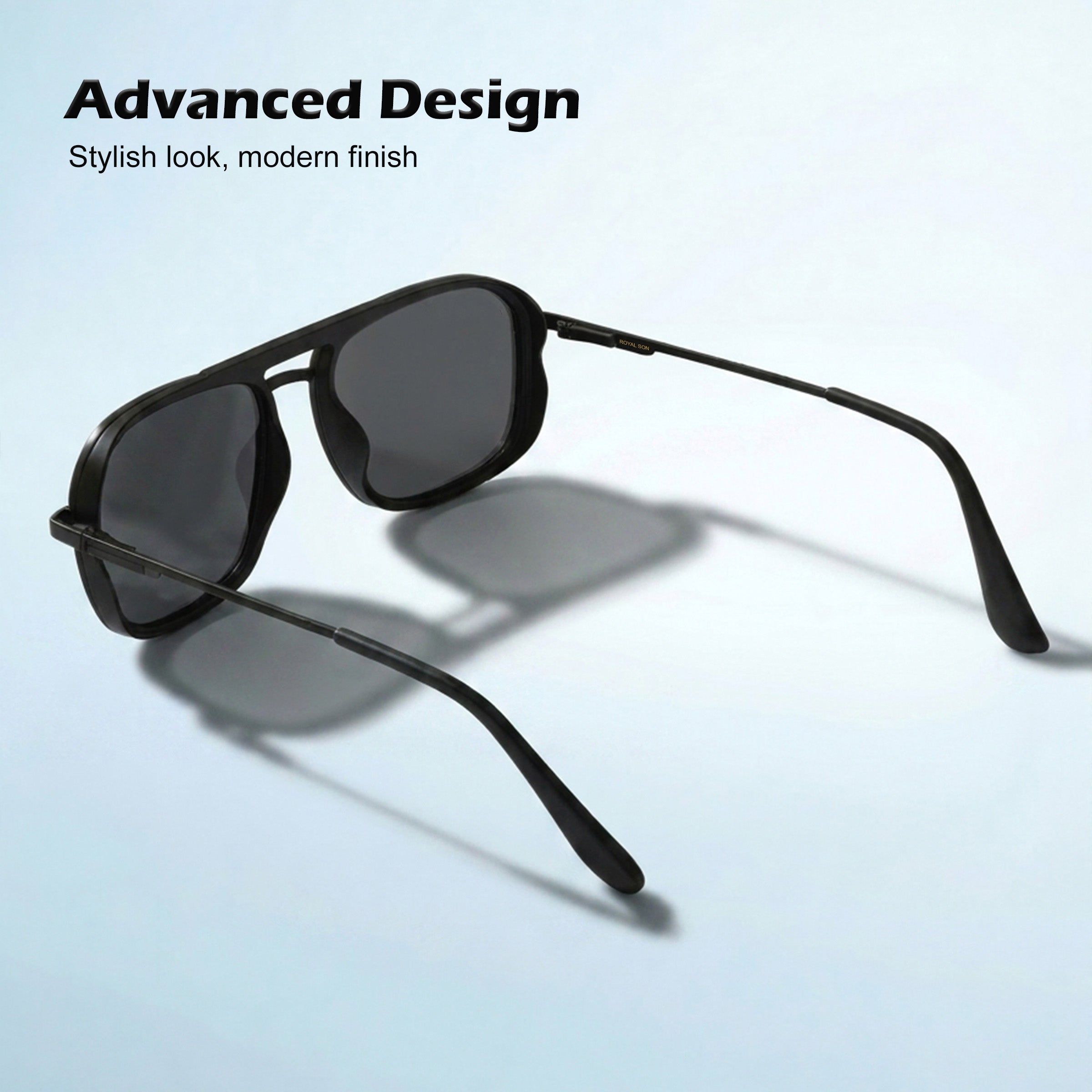 Royal Son Retro Square Polarized UV Protection Sunglasses For Men & Women Stylish – SG-RS1113-C1