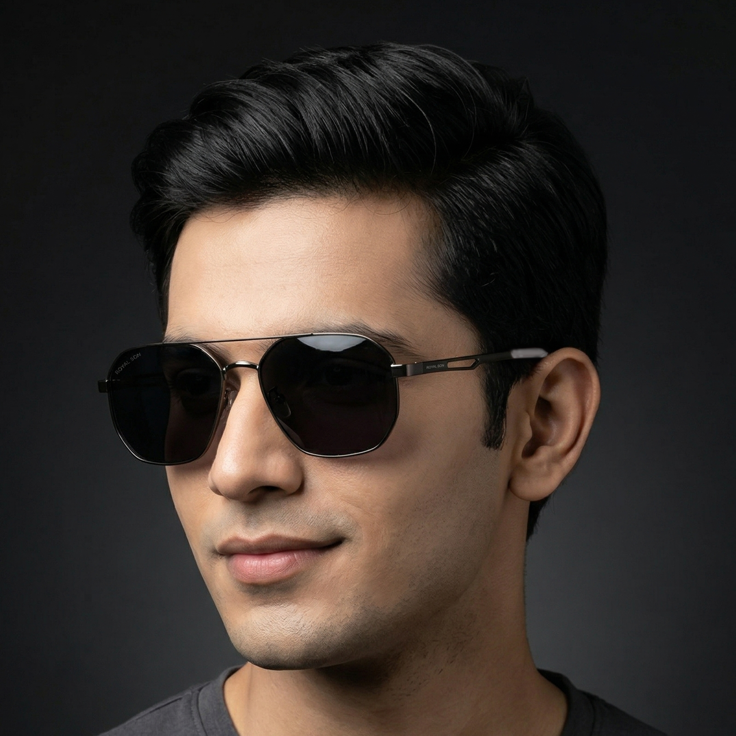 Royal Son Retro Square Polarized UV Protection Sunglasses For Men & Women Stylish – SG-RS1114-C1