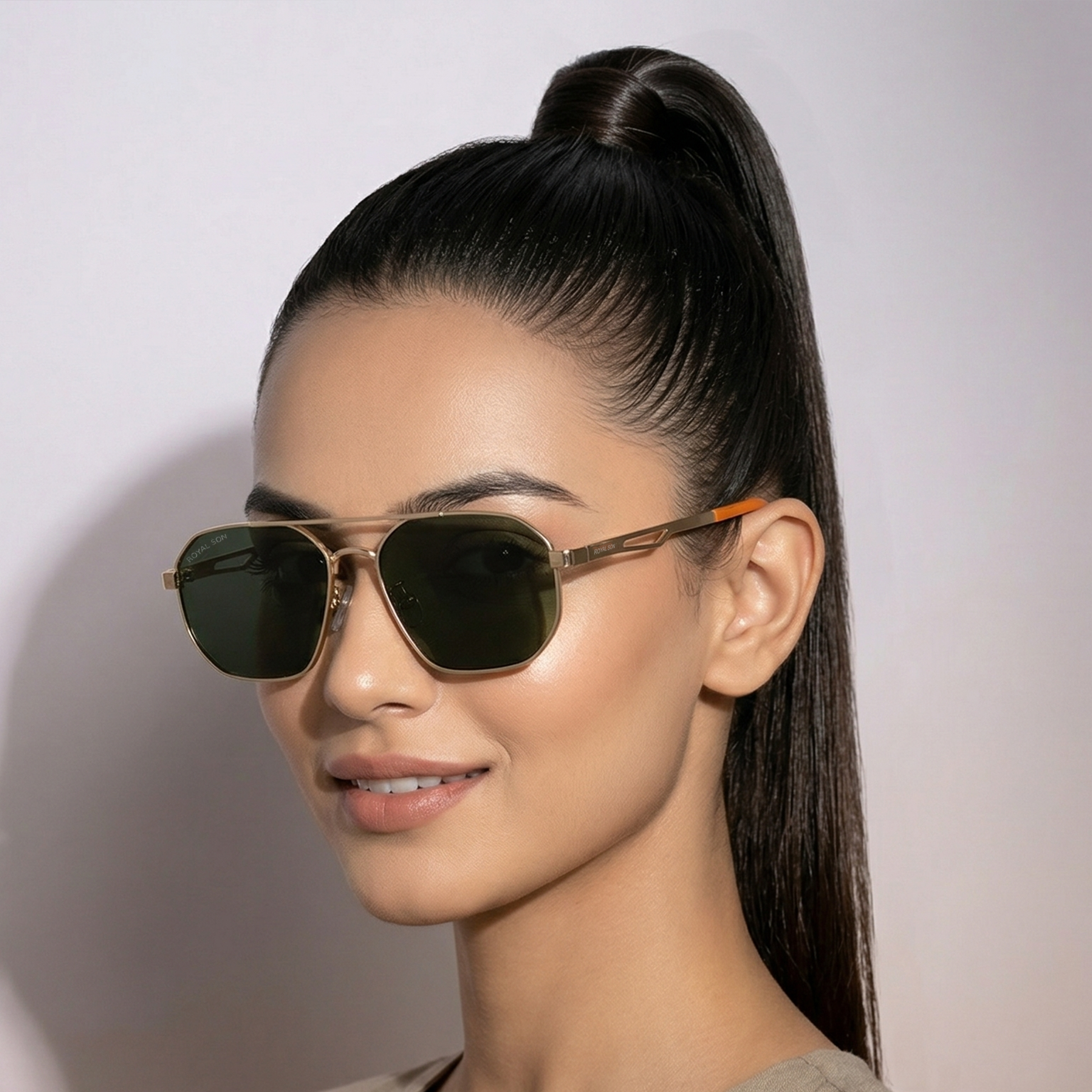 Royal Son Retro Square Polarized UV Protection Goggles For Men & Women Sunglasses – SG-RS1114-C3
