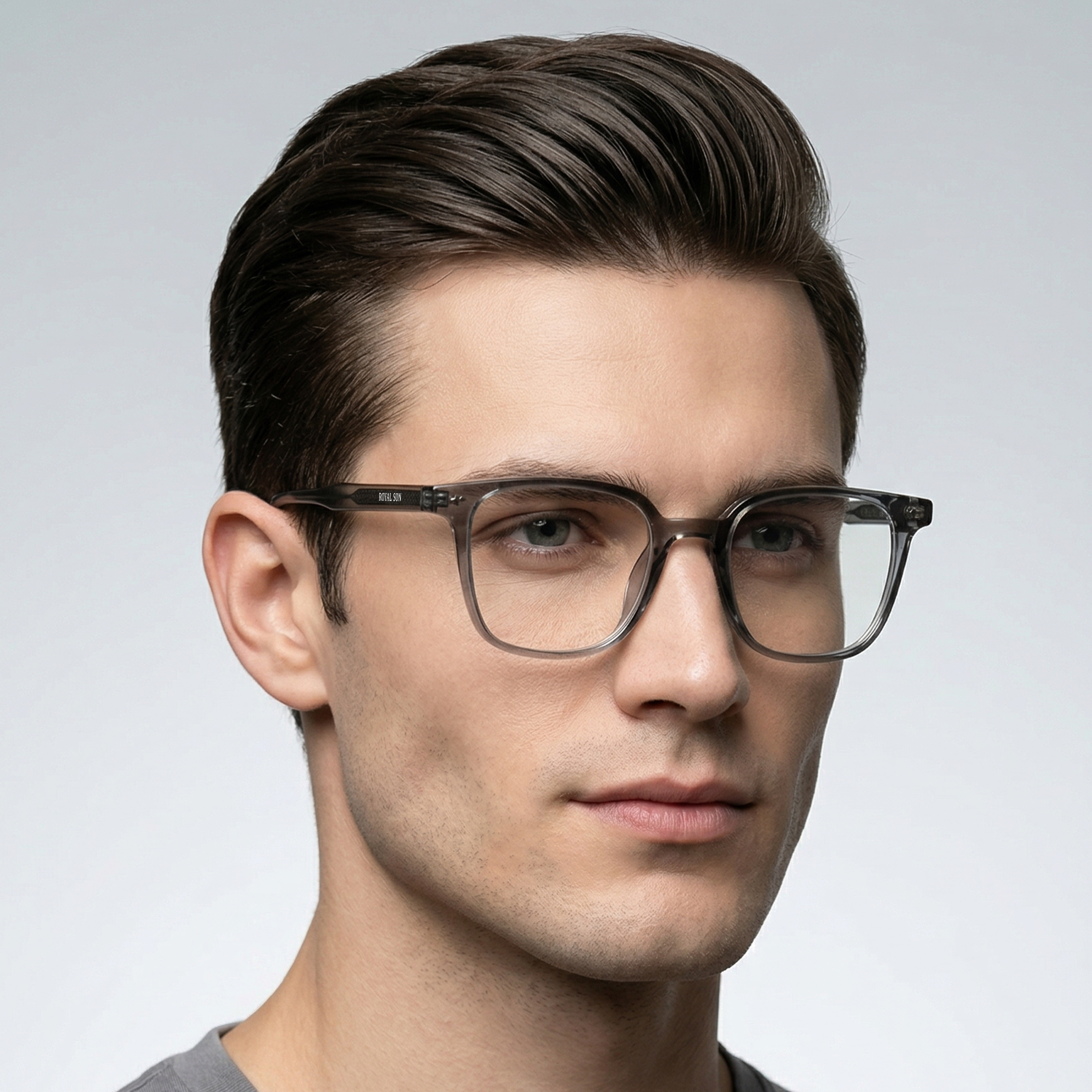Royal Son Square Anti Glare Spectacles Frames For Men & Women – SF-RS1112-C2