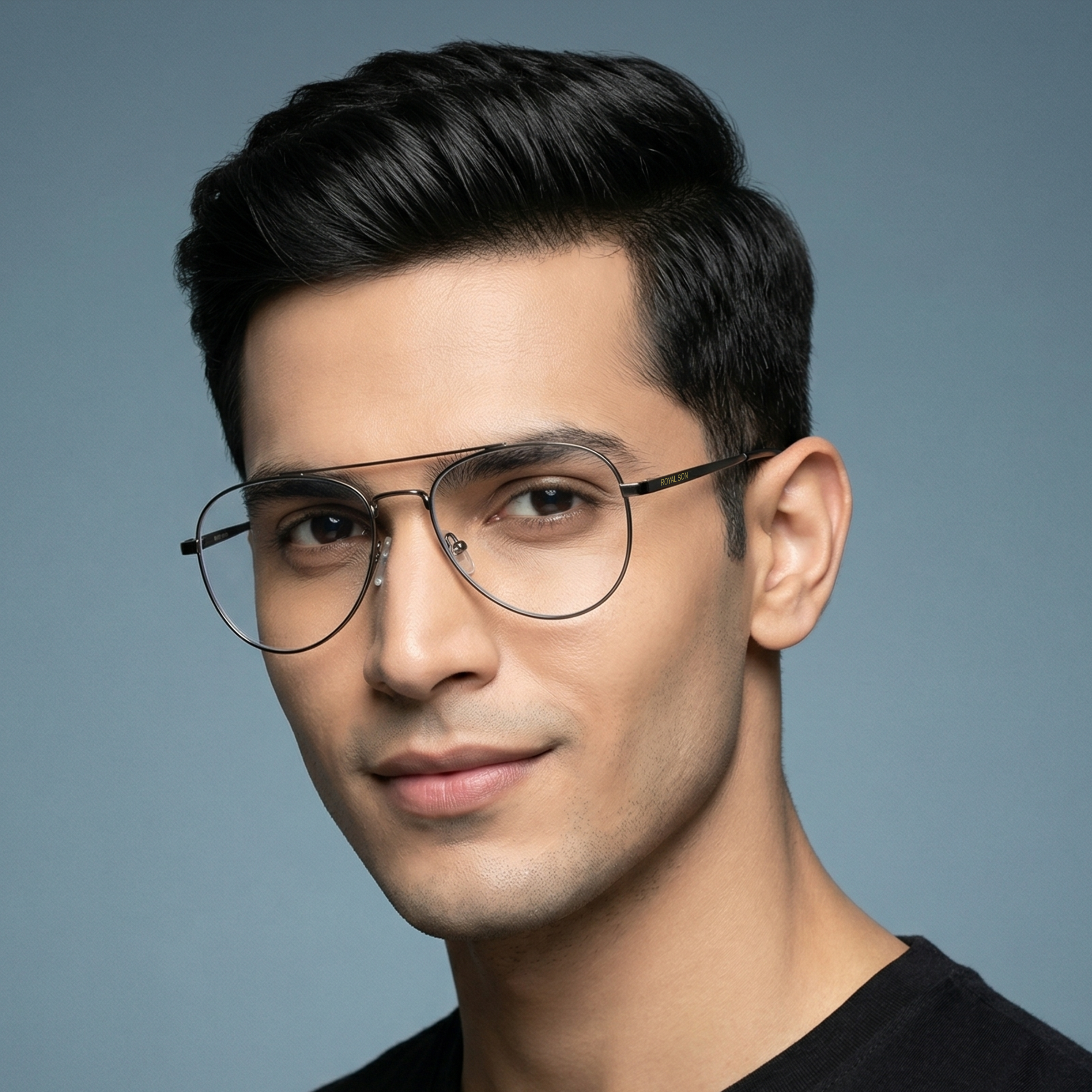 ROYAL SON Blue Block Spectacles Frames for Men and Women – RS5050-C1