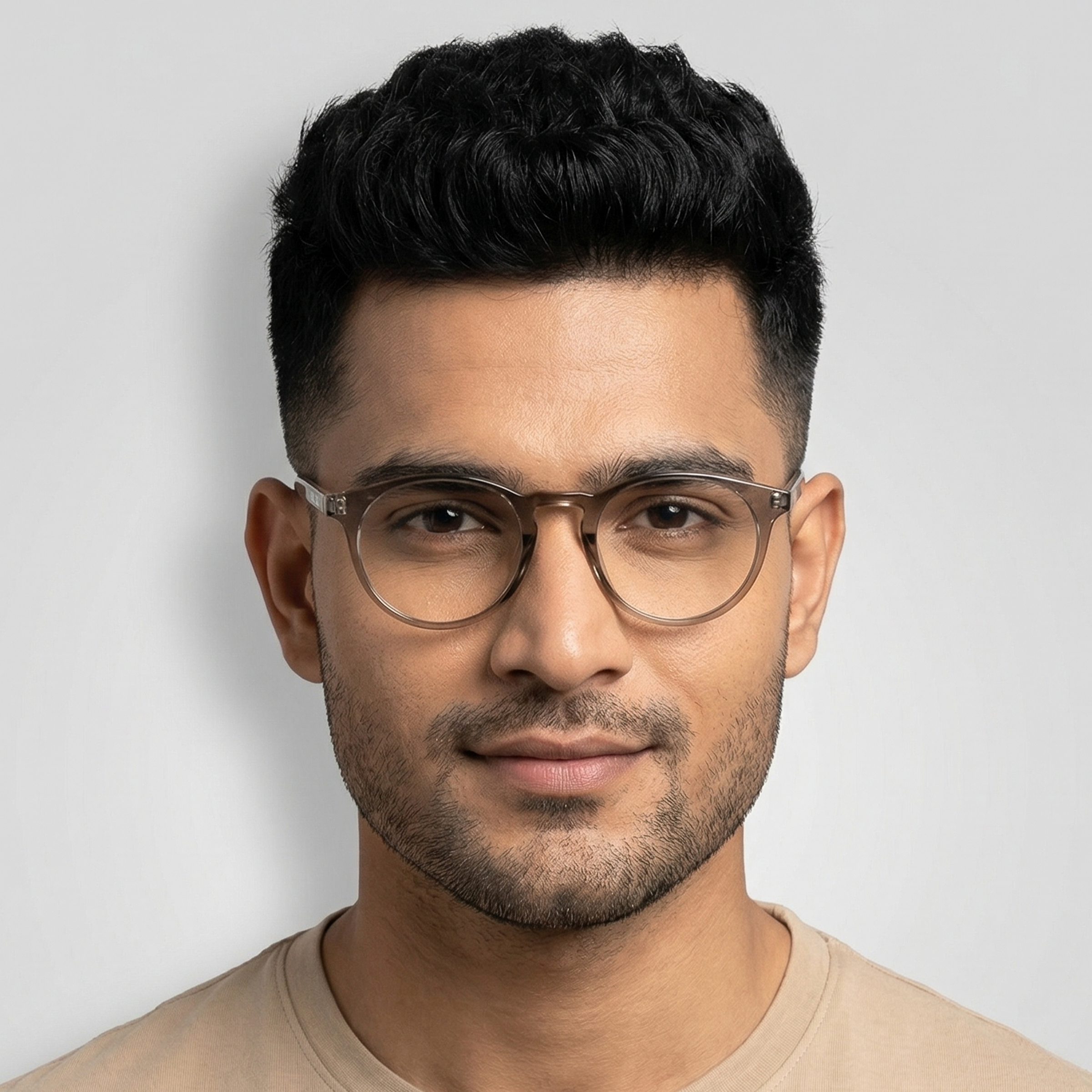 Royal Son Round Anti Glare Spectacles Frames For Men & Women – SF-RS1111-C2