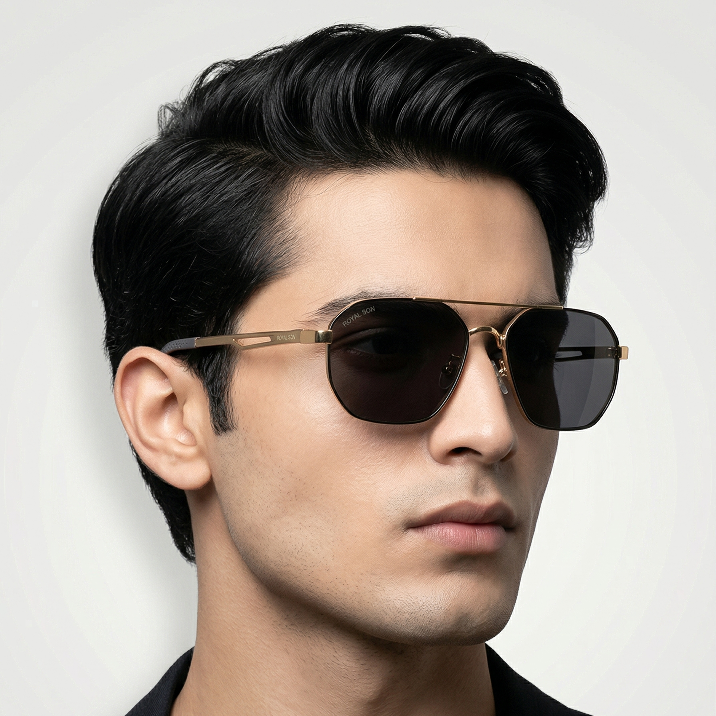 Royal Son Retro Square Polarized UV Protection Chashma For Men & Women New Style – SG-RS1114-C2