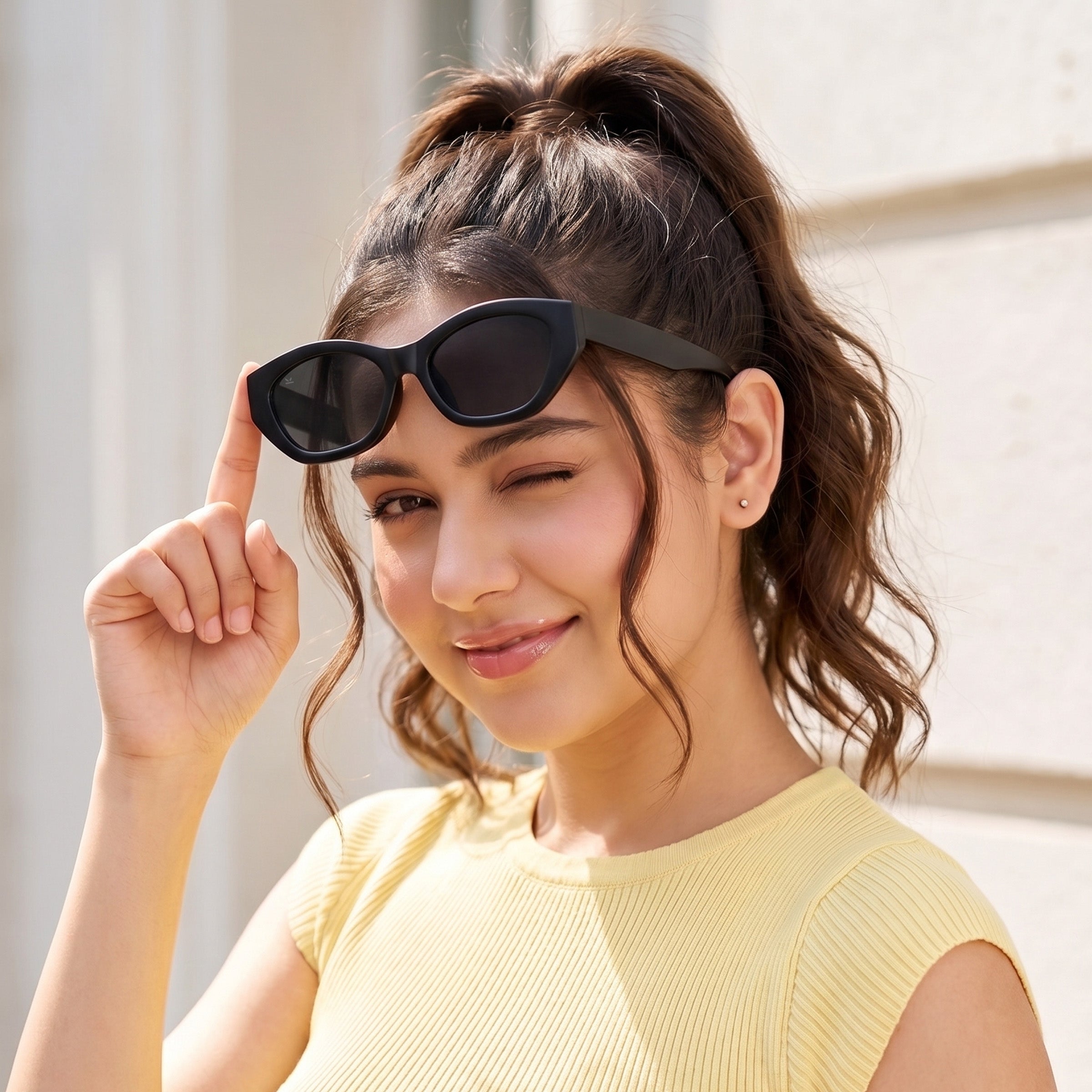 PERKEY UV Protected Cooling Sunglasses For Women - PRKY0020-C1