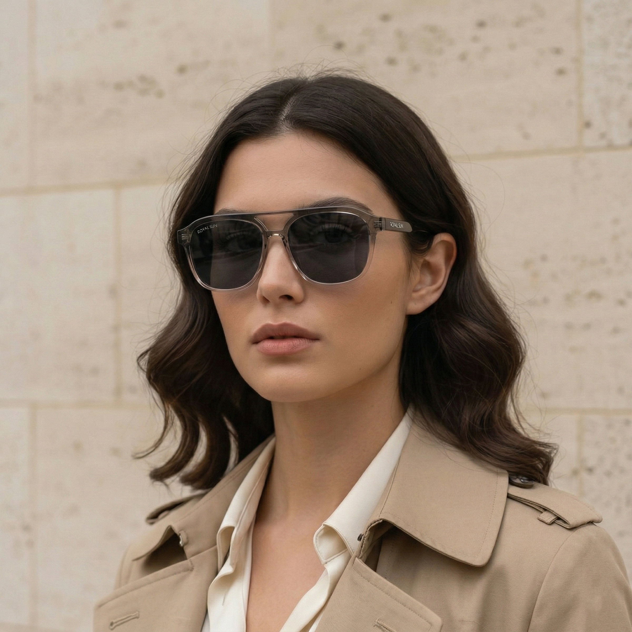 Royal Son Retro Square Polarized UV Protection Chashma For Men & Women New Style – SG-RS9090-C2