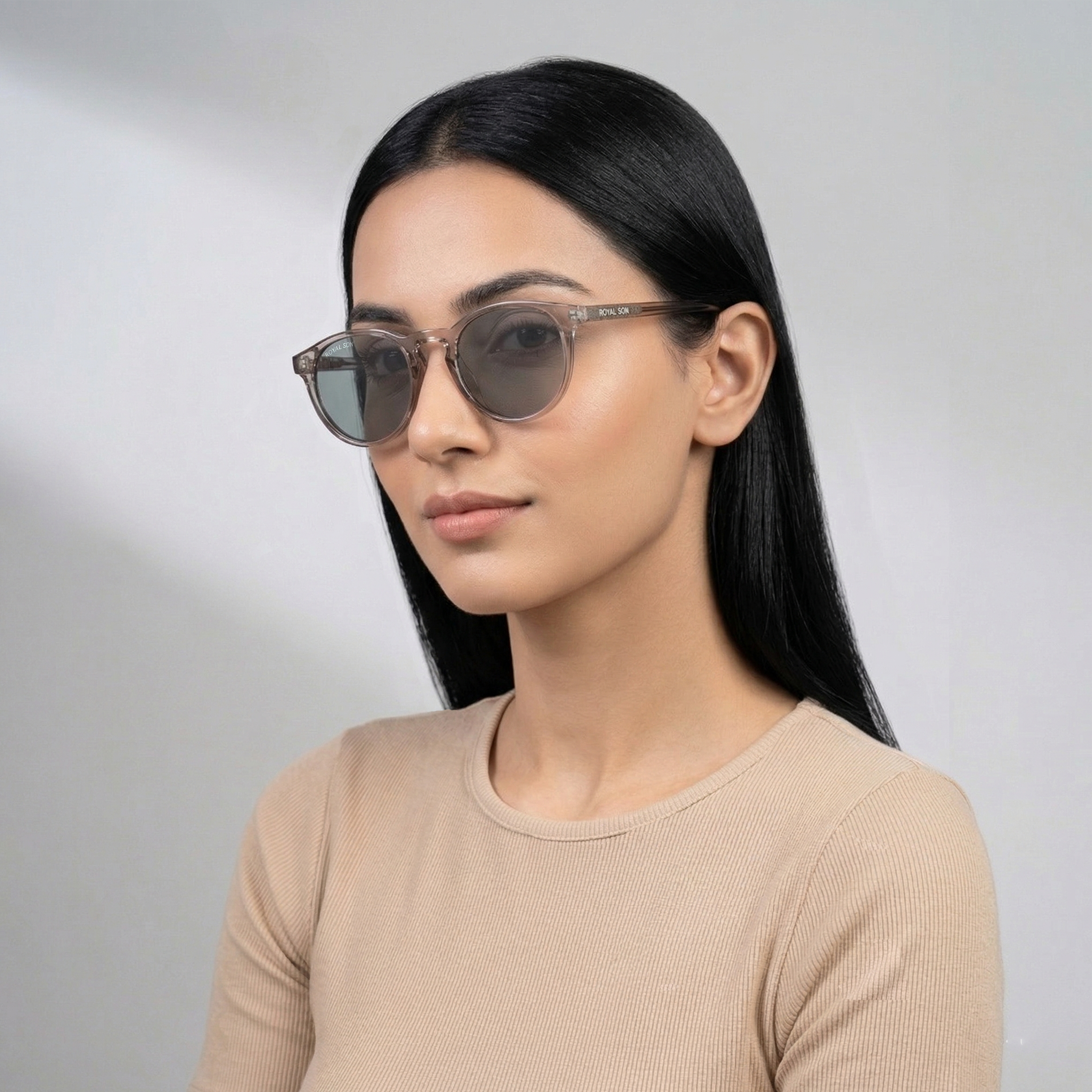 Royal Son Round Polarized UV Protection Chashma For Men & Women New Style – SG-RS1111-C2