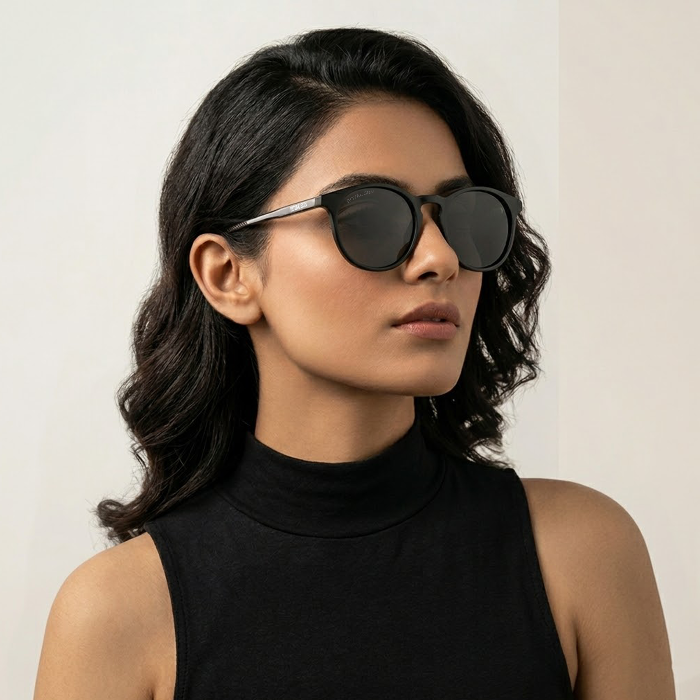 Royal Son Round Polarized UV Protection Sunglasses For Men & Women Stylish – SG-RS1111-C1