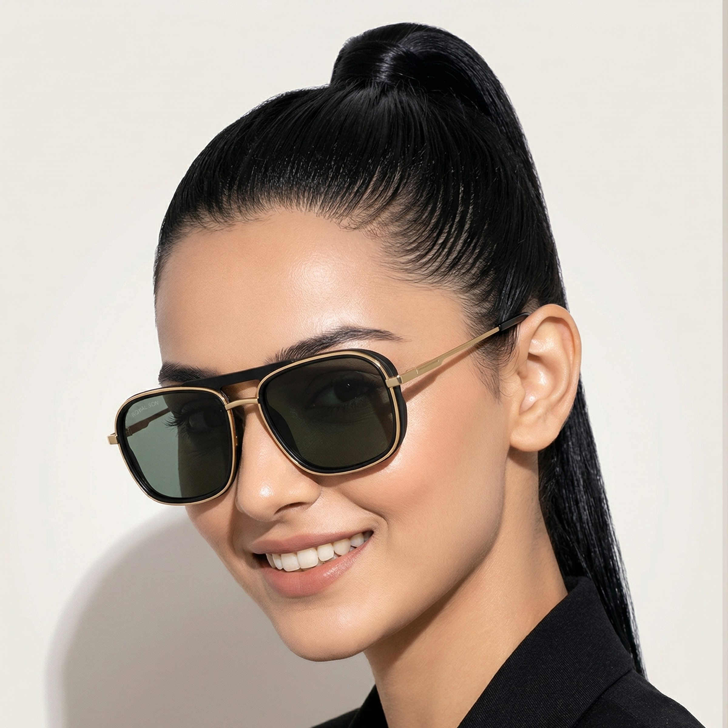 Royal Son Retro Square Polarized UV Protection Goggles For Men & Women Sunglasses – SG-RS1113-C2
