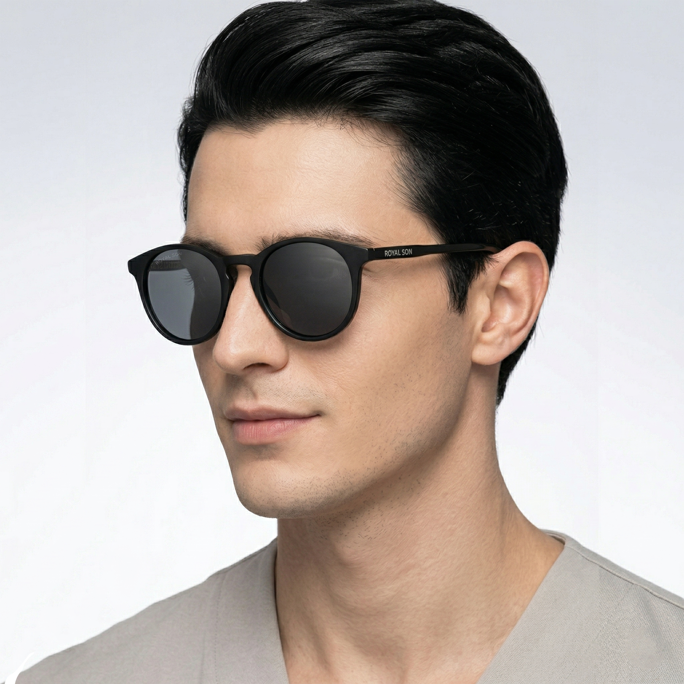 Royal Son Round Polarized UV Protection Sunglasses For Men & Women Stylish – SG-RS1111-C1