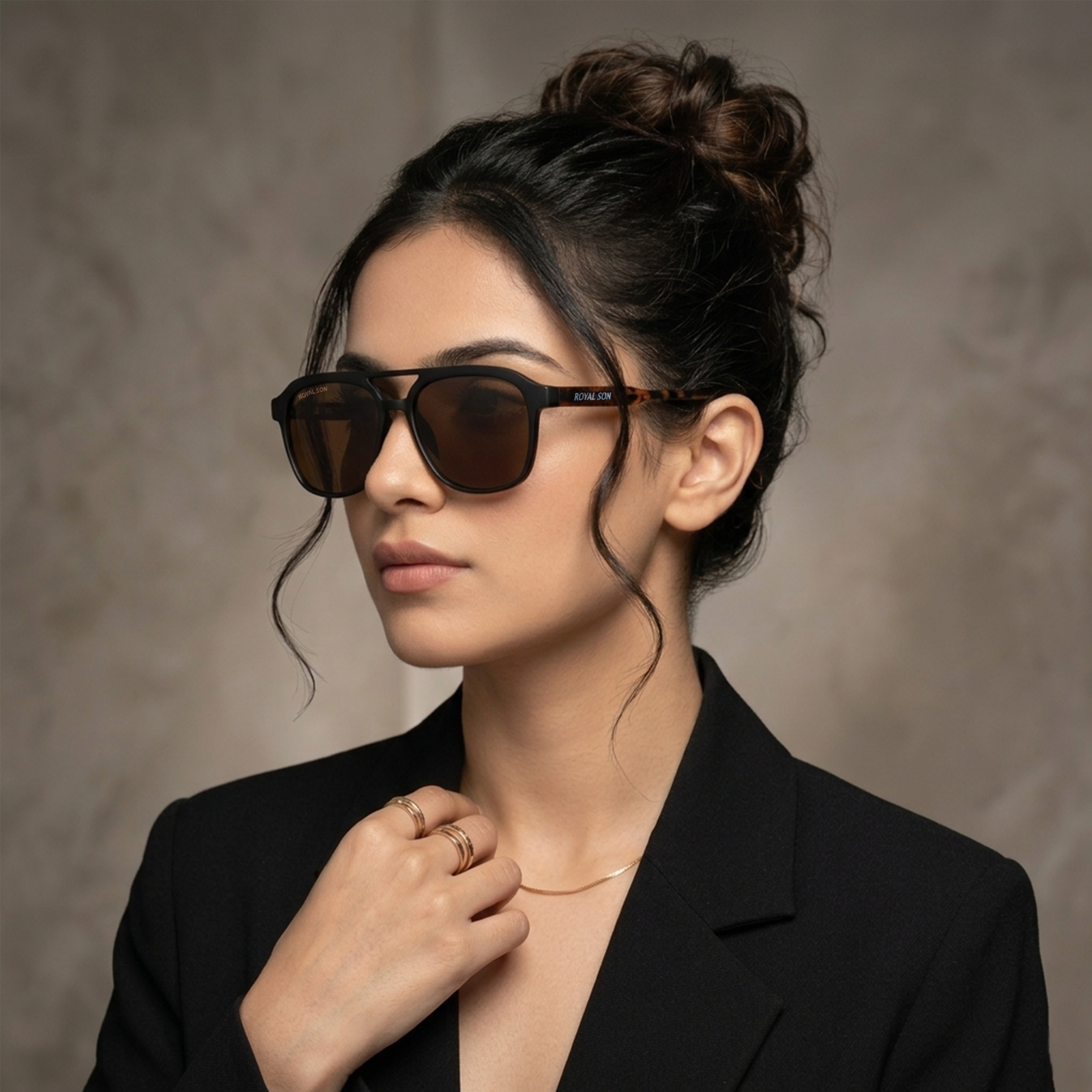 Royal Son Retro Square Polarized UV Protection Goggles For Men & Women Sunglasses – SG-RS9090-C3