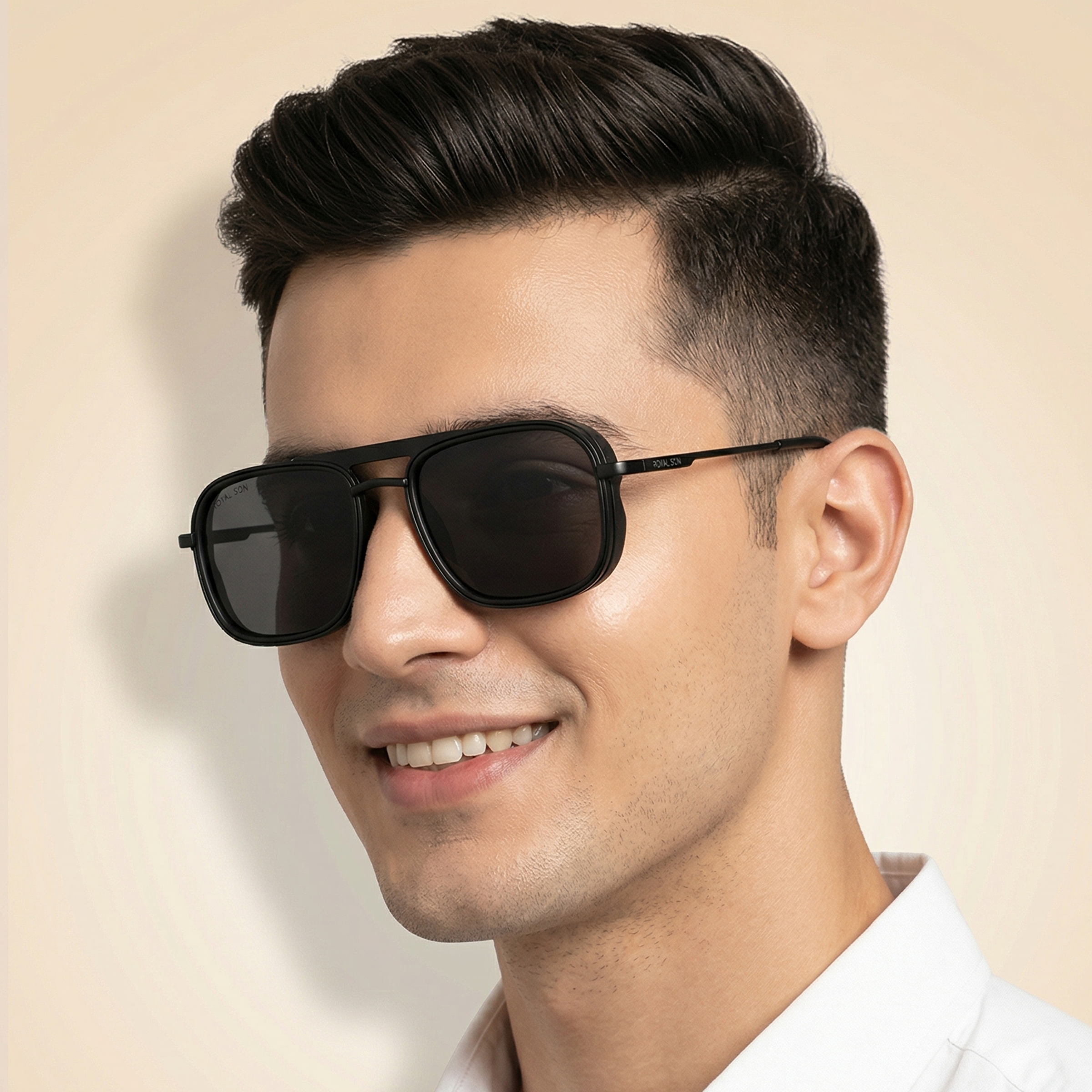 Royal Son Retro Square Polarized UV Protection Sunglasses For Men & Women Stylish – SG-RS1113-C1