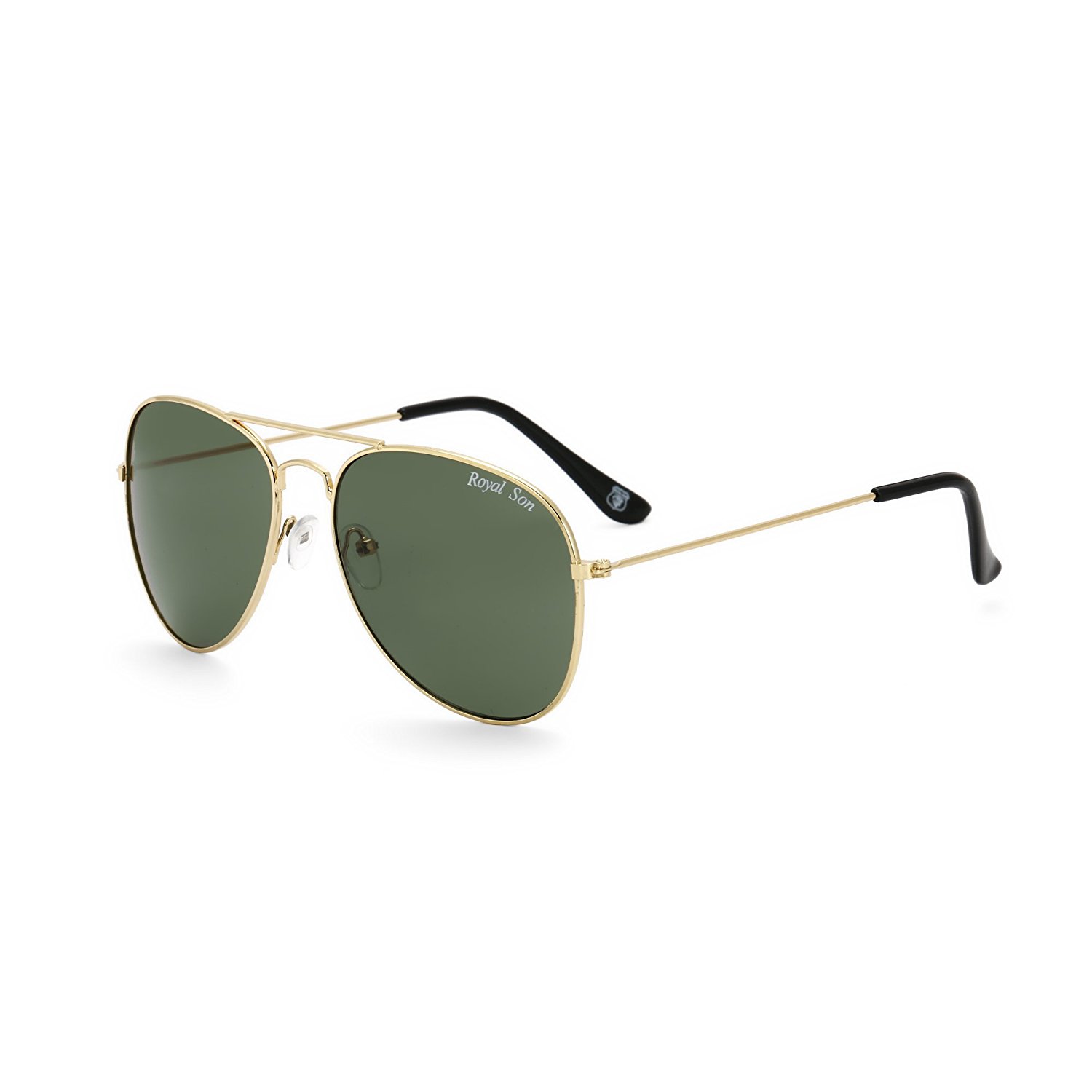 WearMe Pro WMP Crystal Clear Frame & Green Lens Polarized Rectangular  Sunglasses | Metal sunglasses, Retro sunglasses, Rectangular sunglasses