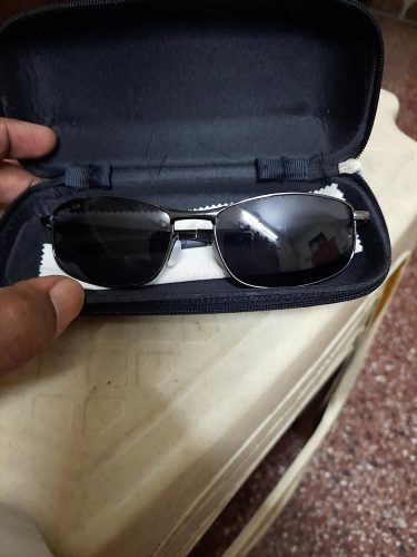 Royal Son HD Vision Polarized Classic Retro Wrap Around Sports Metal Men Sunglasses- CHI0083-C2 photo review