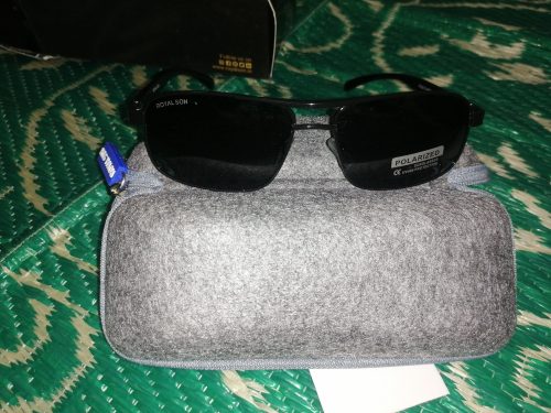 Royal Son HD Polarized Men Sunglasses - Black- CHI0085-C1 photo review