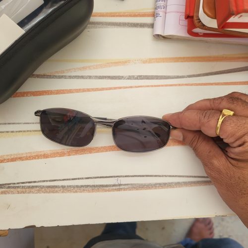 Royal Son HD Vision Polarized Classic Retro Wrap Around Sports Metal Men Sunglasses- CHI0083-C2 photo review