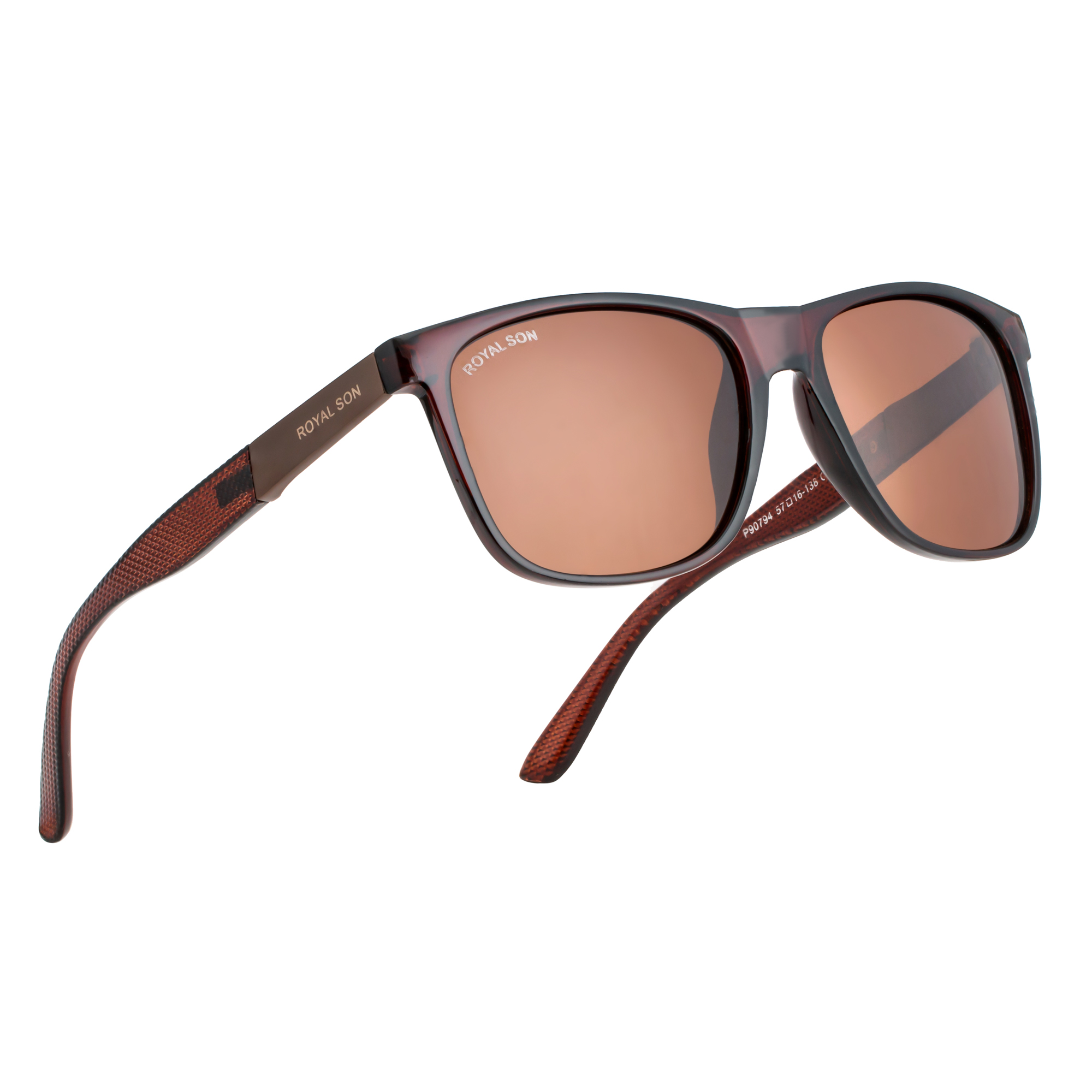 Royal Son Square UV Protection Polarized Sunglasses For Men and Women Brown - CHI00121-C2