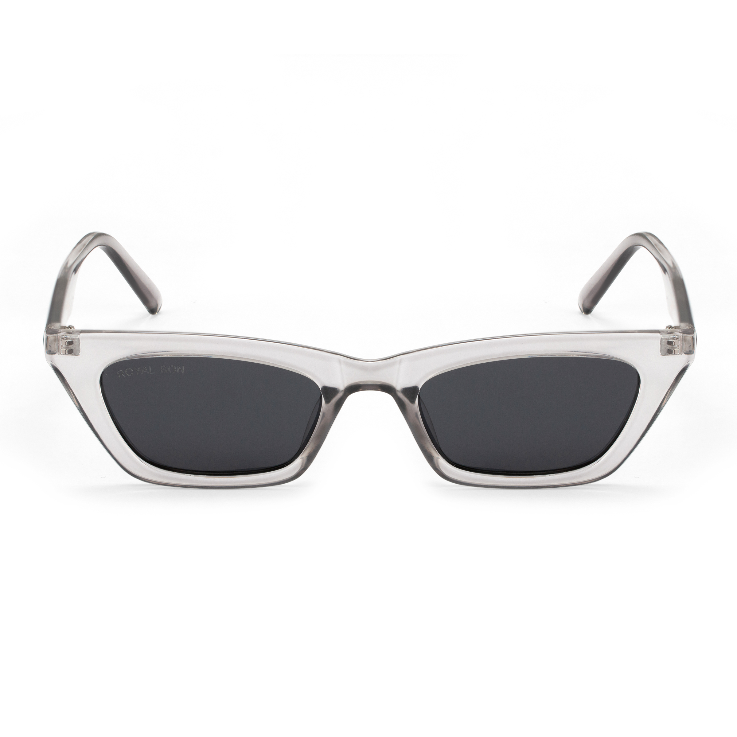 Leeway Retro Square Women Sunglasses | LW-1266 | Black Lens with White  Frame | Stylish