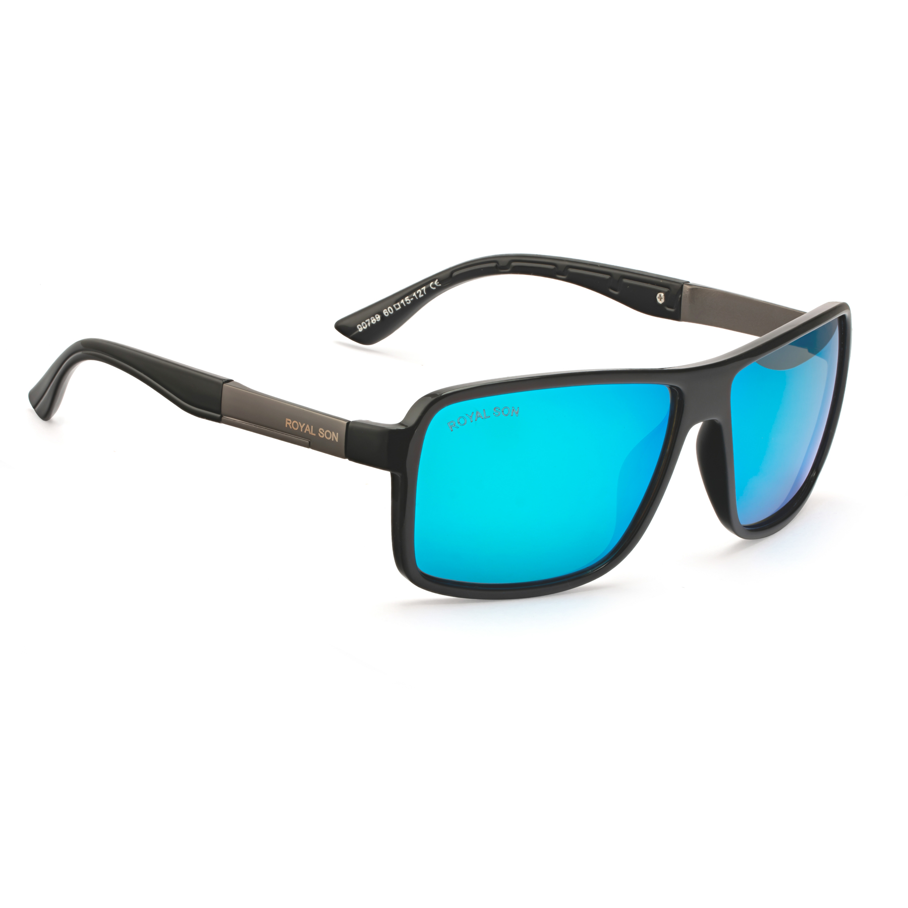 Royal Son Polarized Rectangular Sunglasses for Men Stylish – Blue