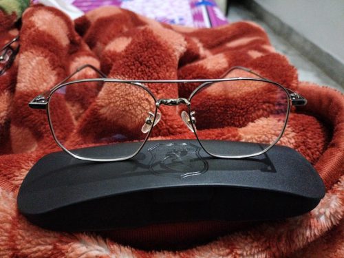 Royal Son Blue Ray Cut Computer Glasses for Eye Protection Men Square Spectacles Frame- SF0020-C2 photo review