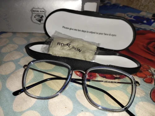 Royal Son Blue Ray Cut Mobile Computer Glasses for Eye UV Protection Men Women- SF0015-C2 photo review
